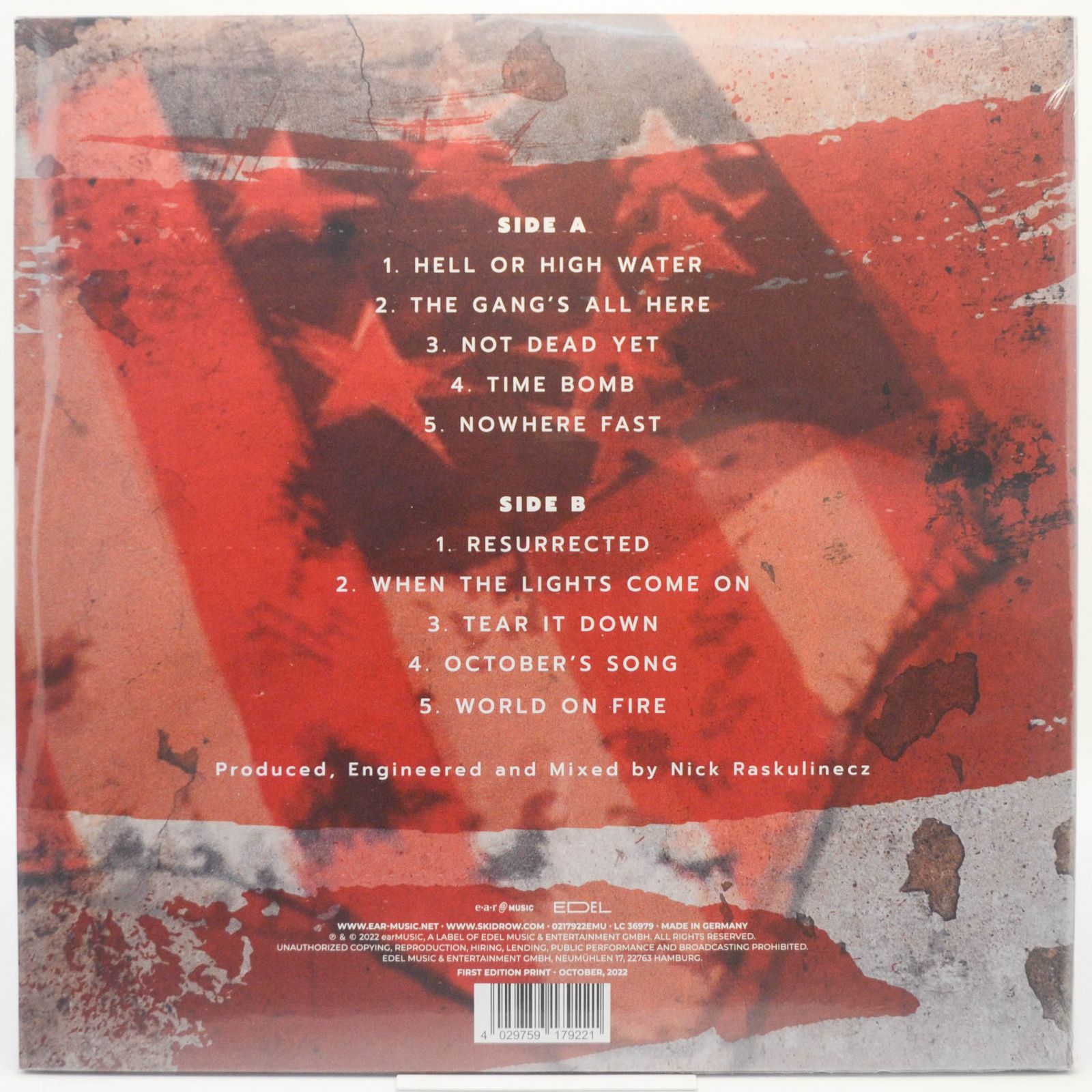 Skid Row — The Gang's All Here, 2022