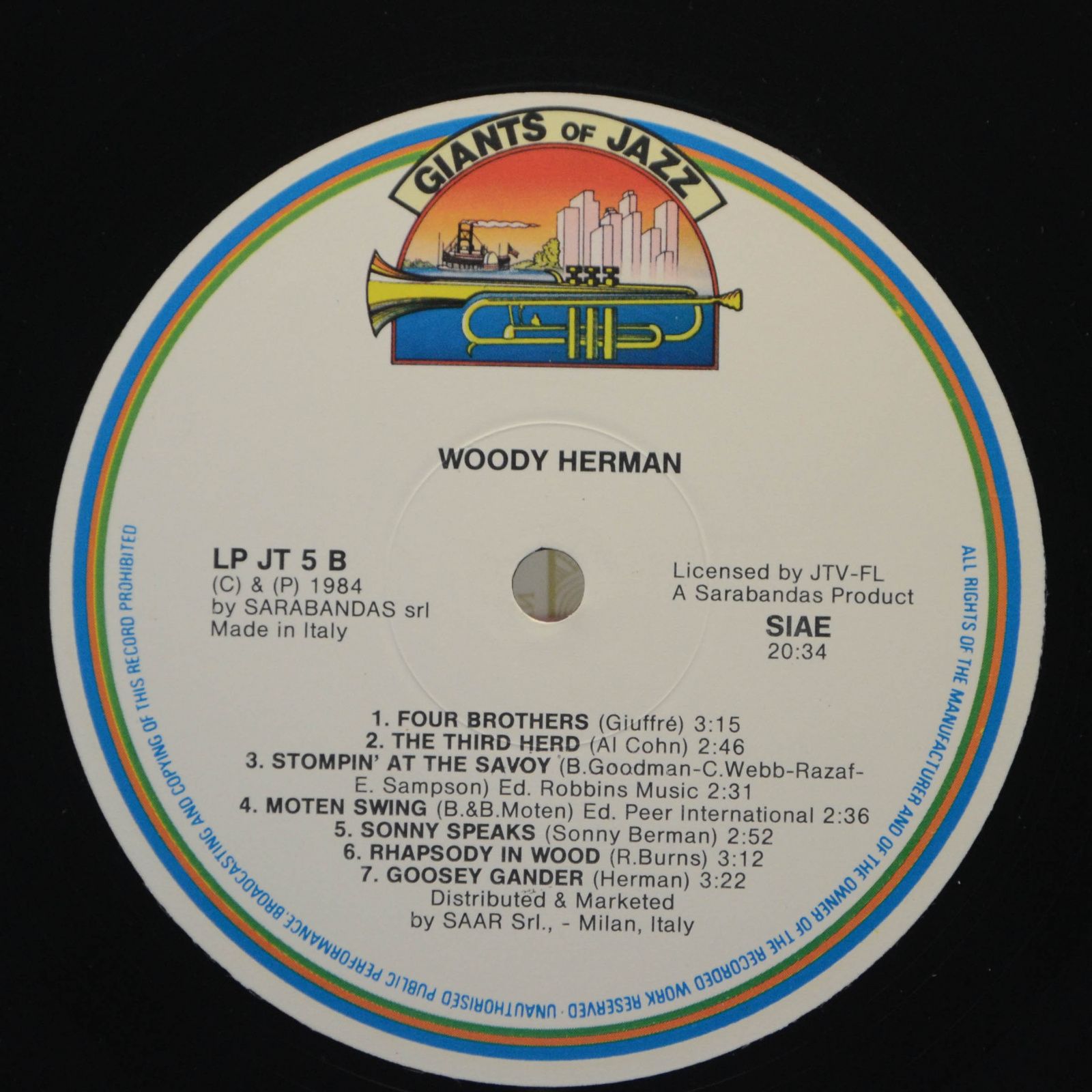 Woody Herman — Woody Herman, 1984