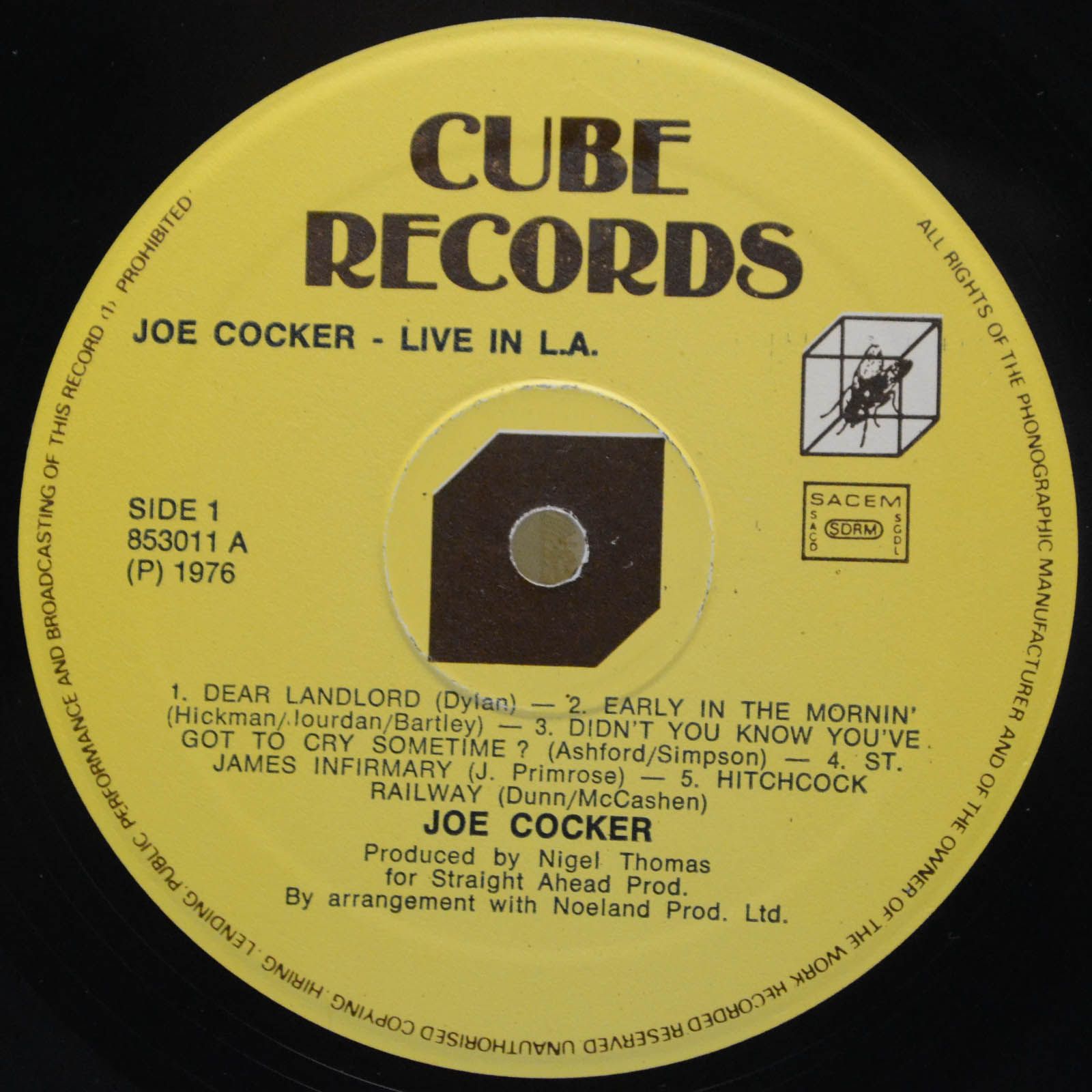 Joe Cocker — Live In L.A., 1976