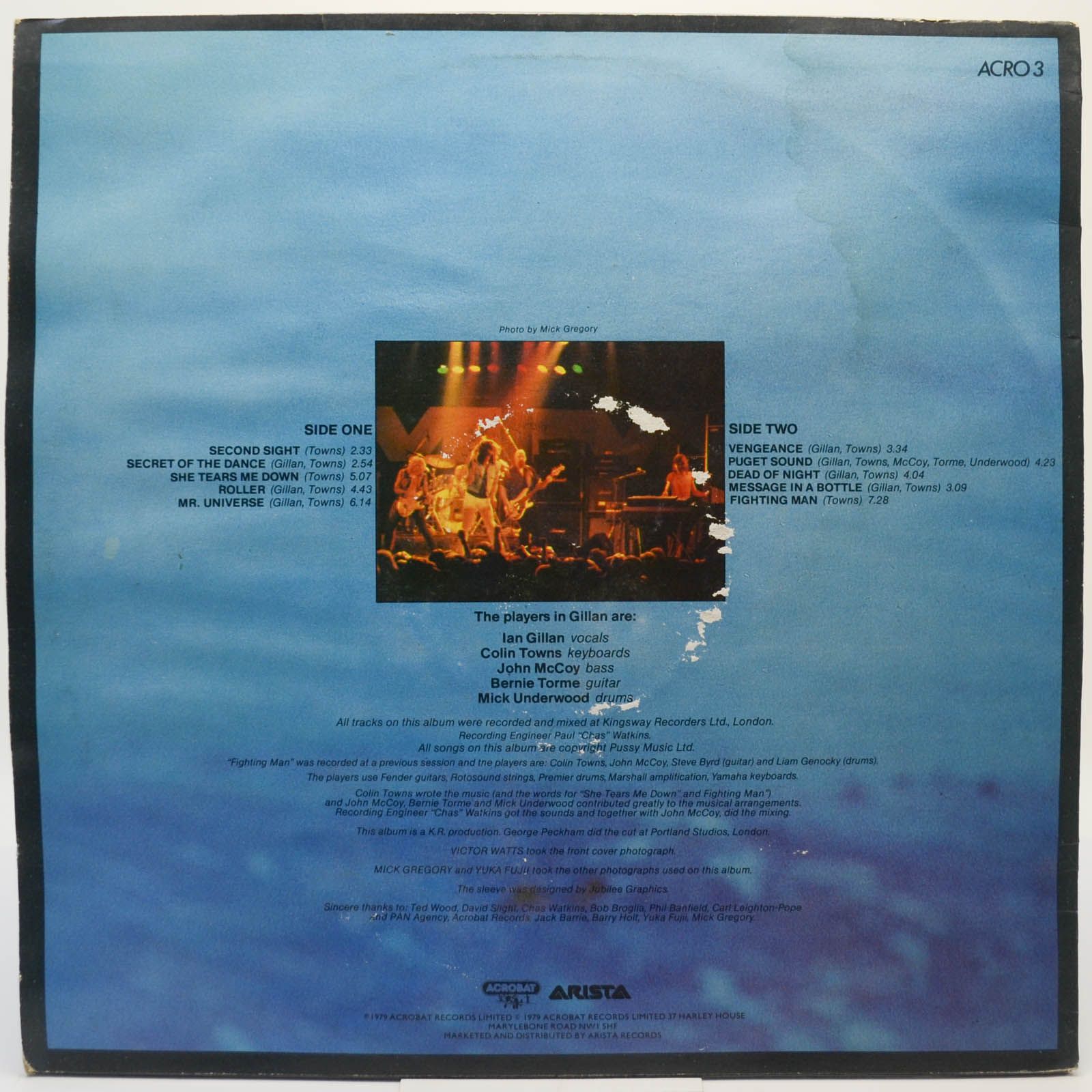 Gillan — Mr. Universe (1-st, UK), 1979