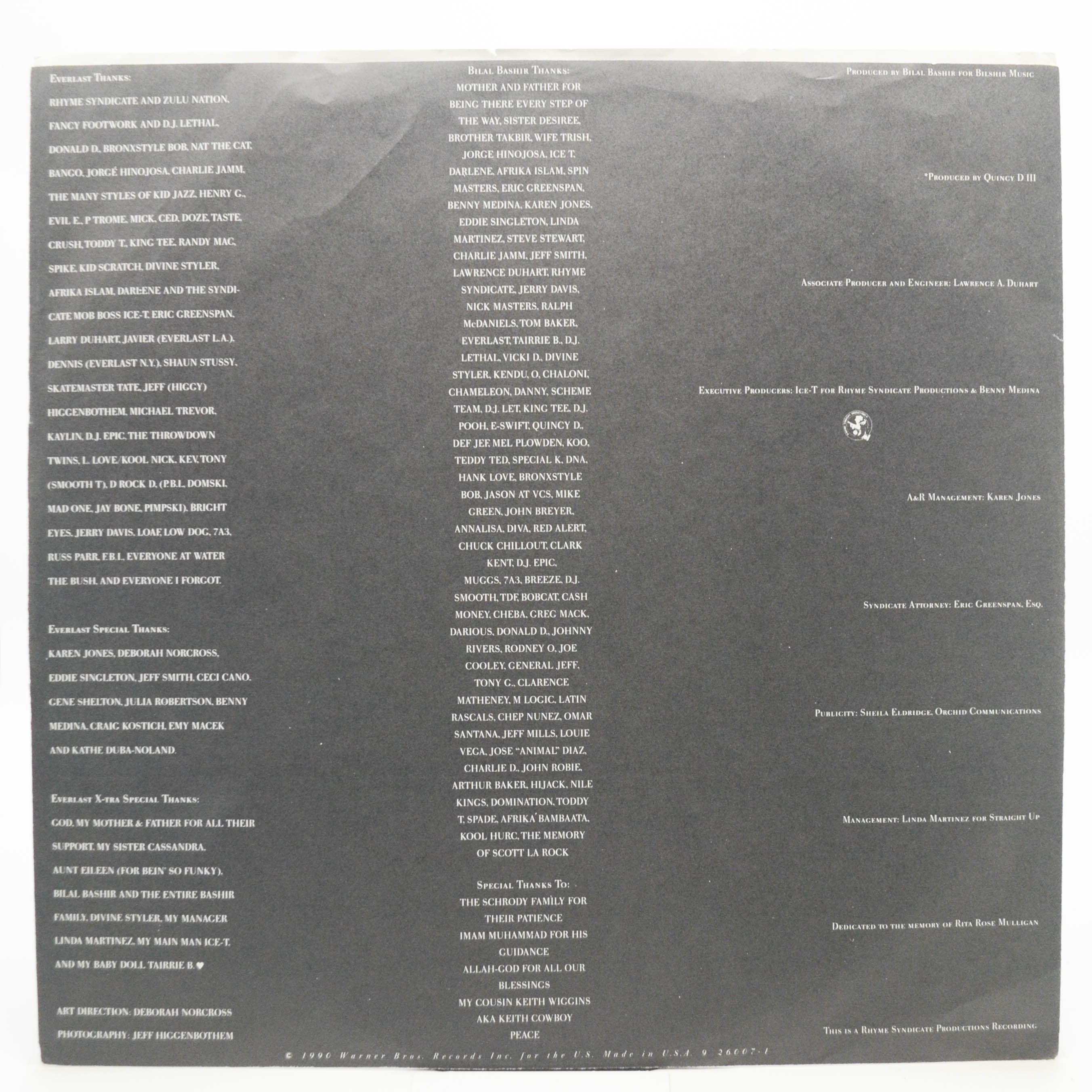 Виниловая пластинка Everlast — Forever Everlasting (1-st, USA), 1990