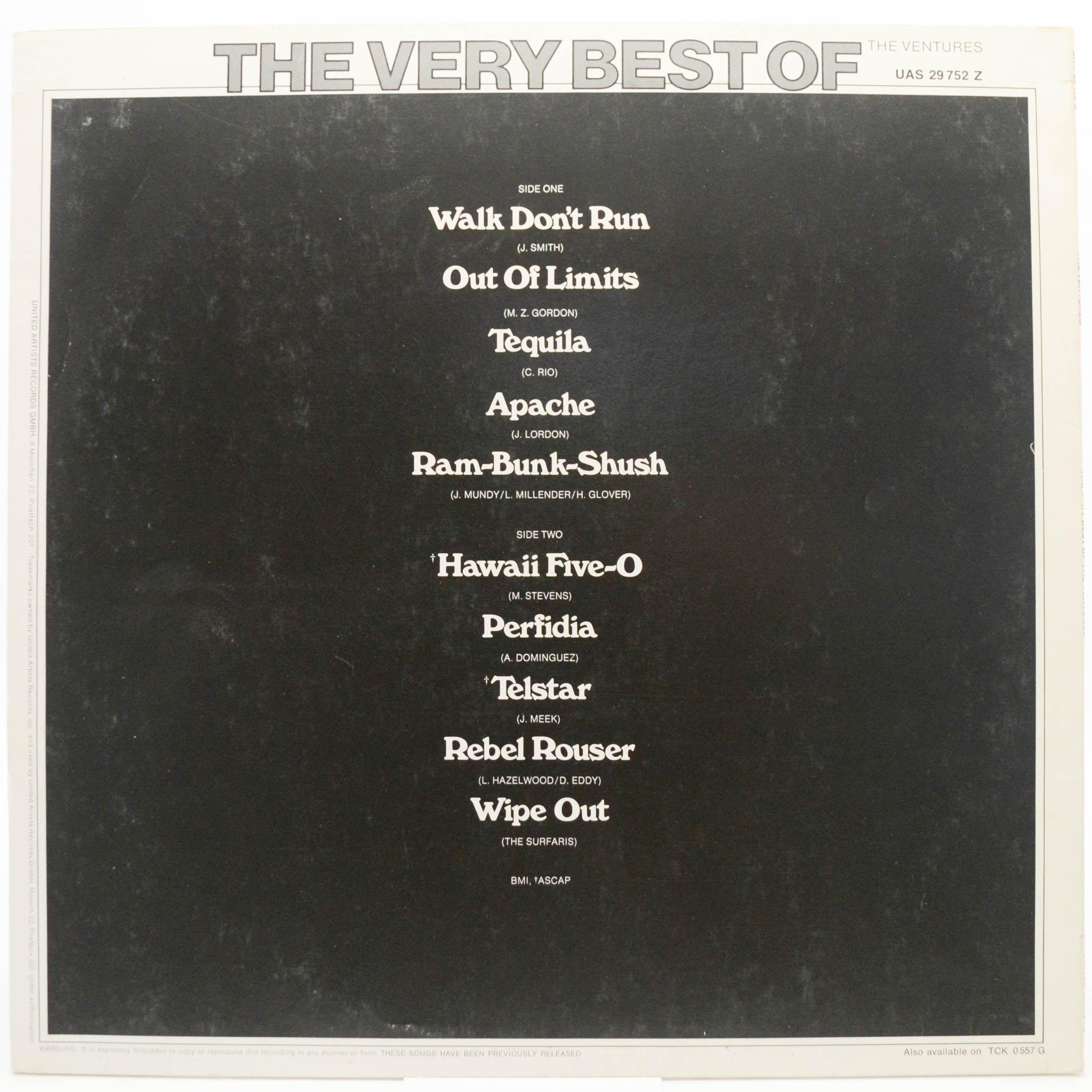 Виниловая пластинка Ventures — The Very Best Of The Ventures, 1975