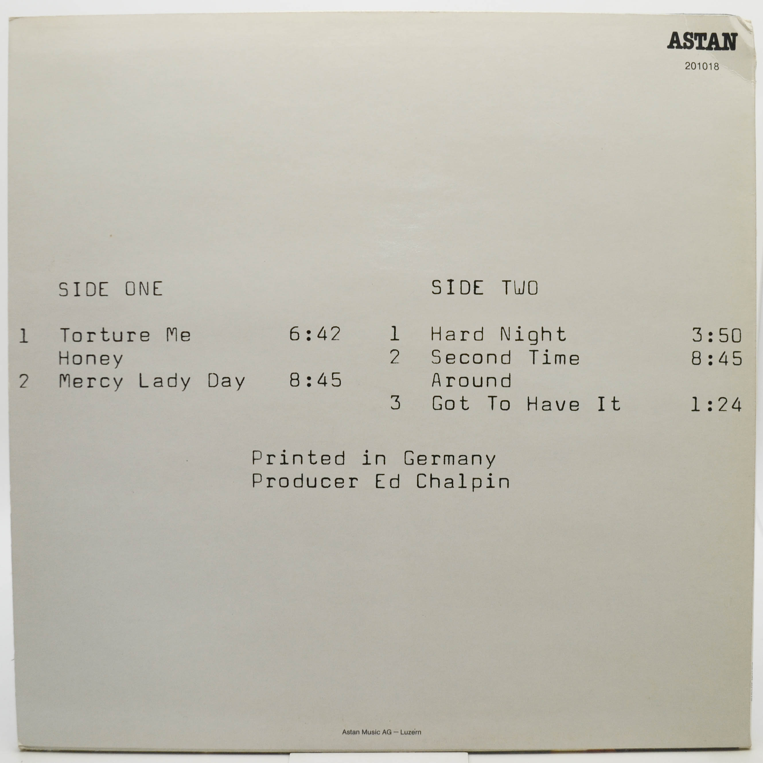 Jimi Hendrix — Second Time Around, 1979