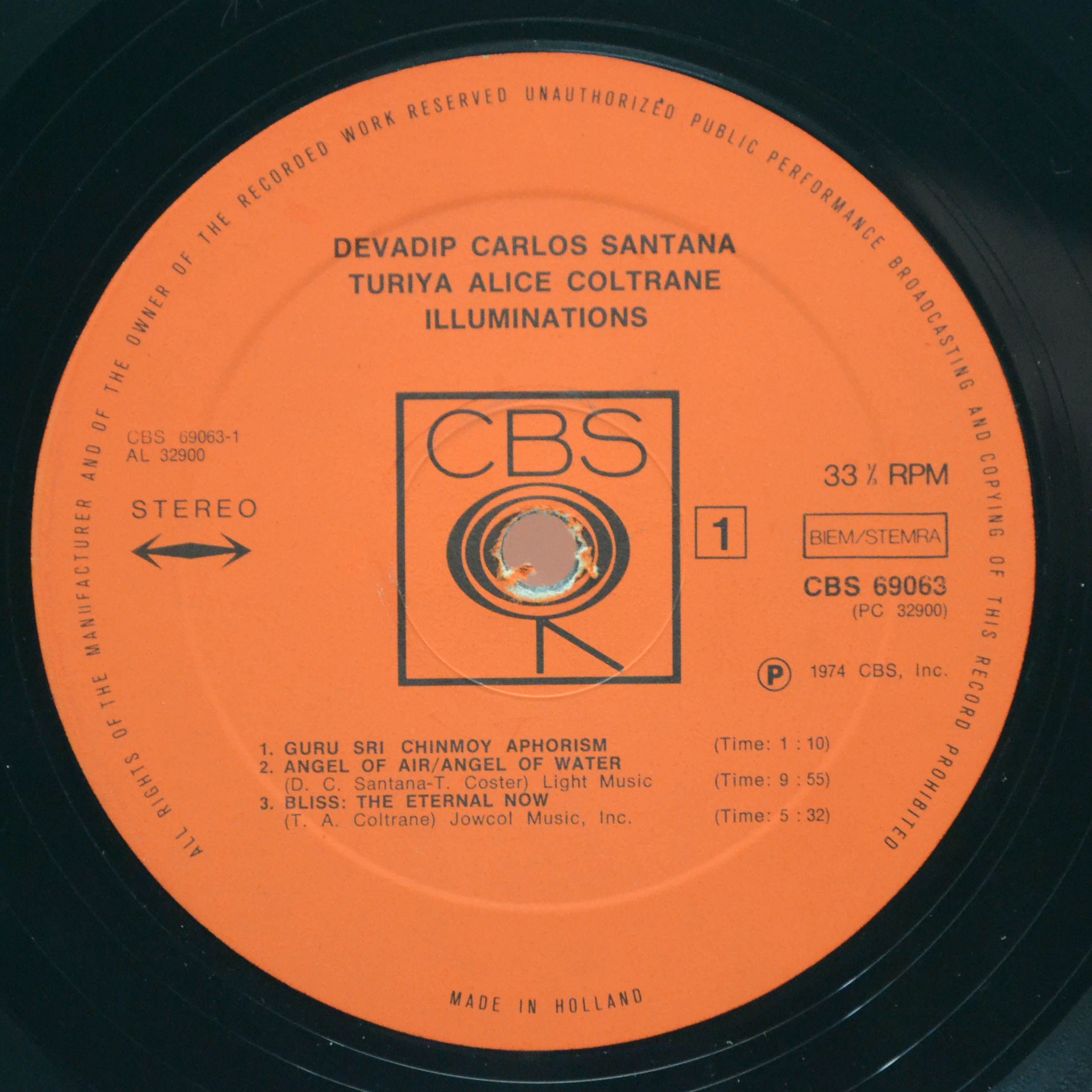 Devadip Carlos Santana & Turiya Alice Coltrane — Illuminations, 1974