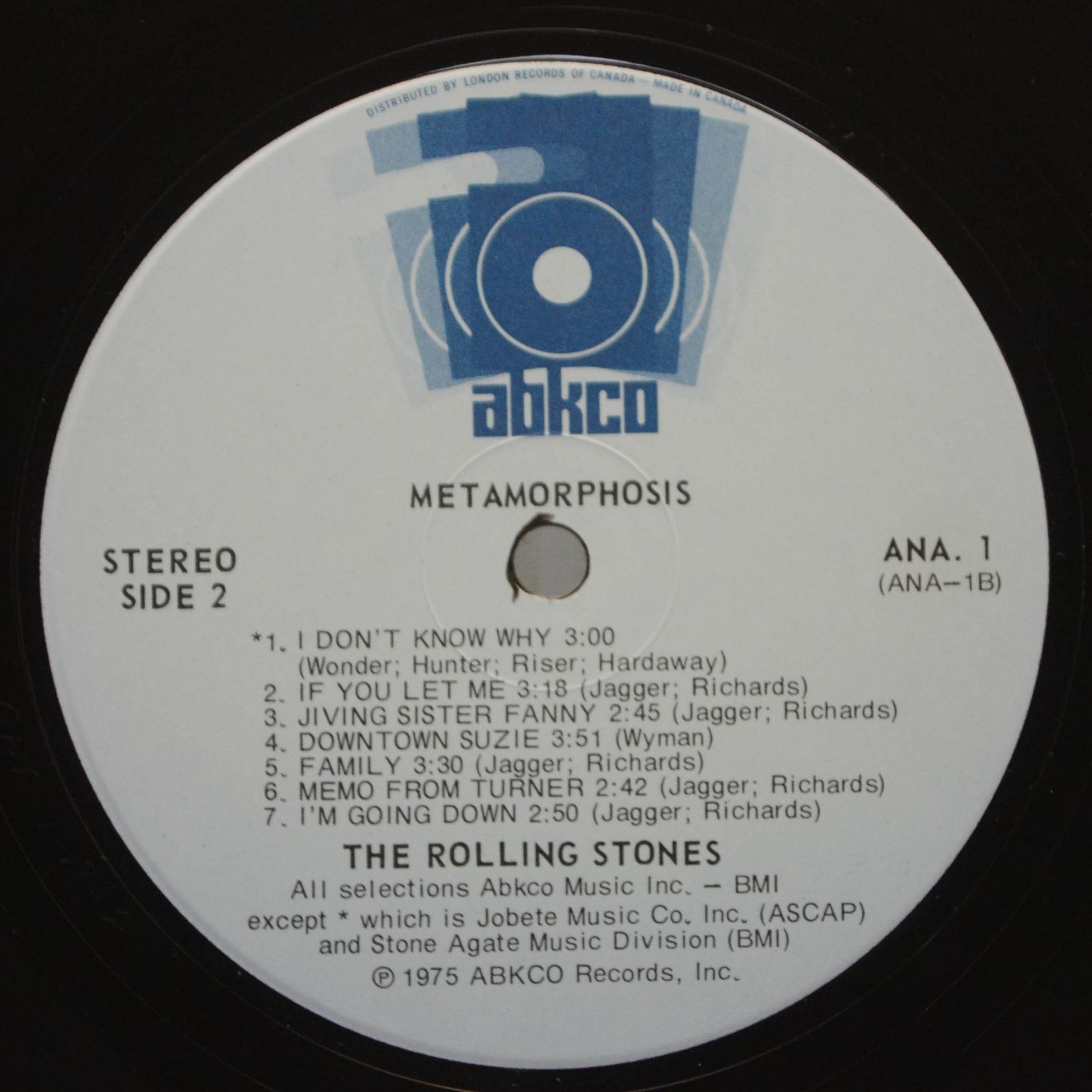 Rolling Stones — Metamorphosis, 1975
