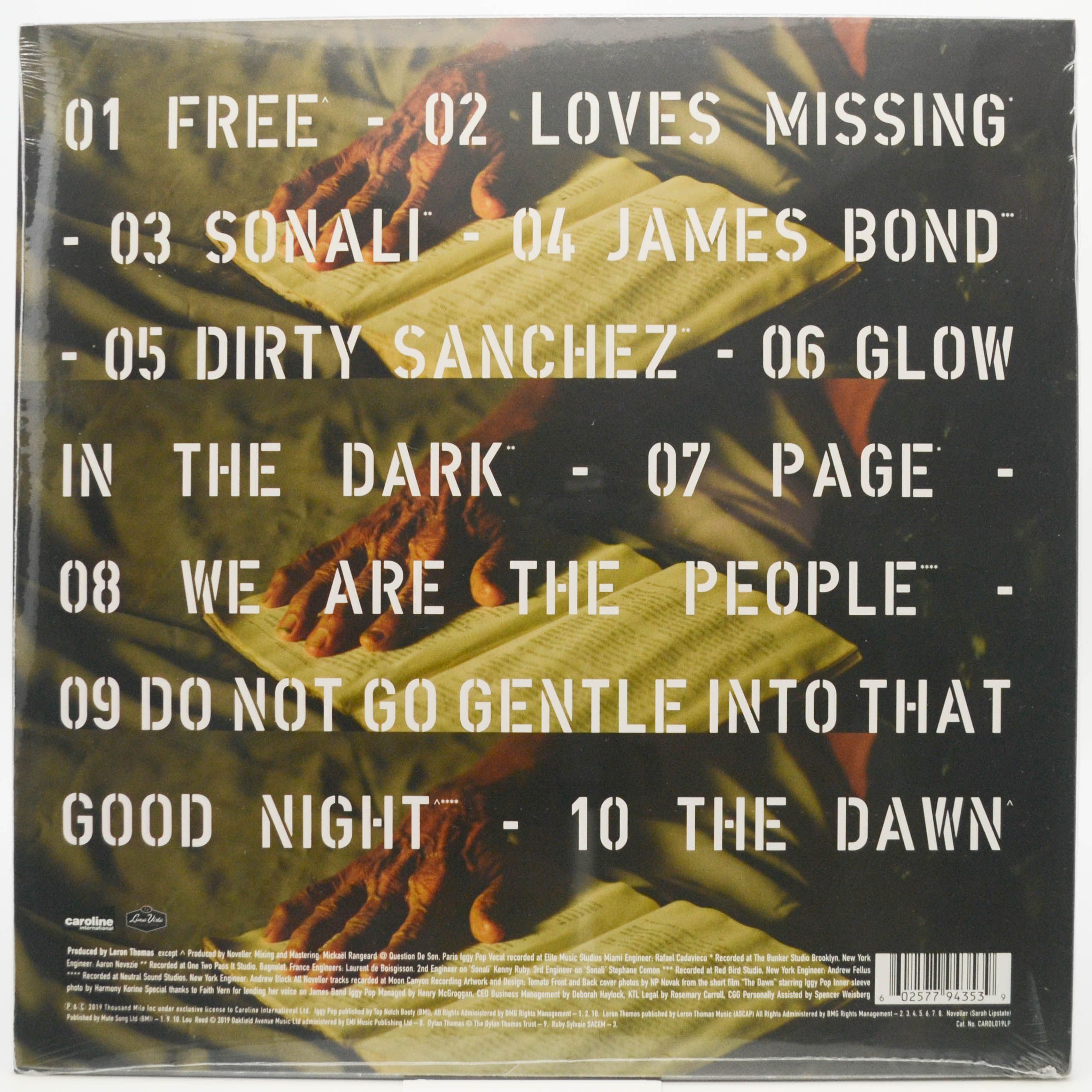 Виниловая пластинка Iggy Pop — Free, 2019