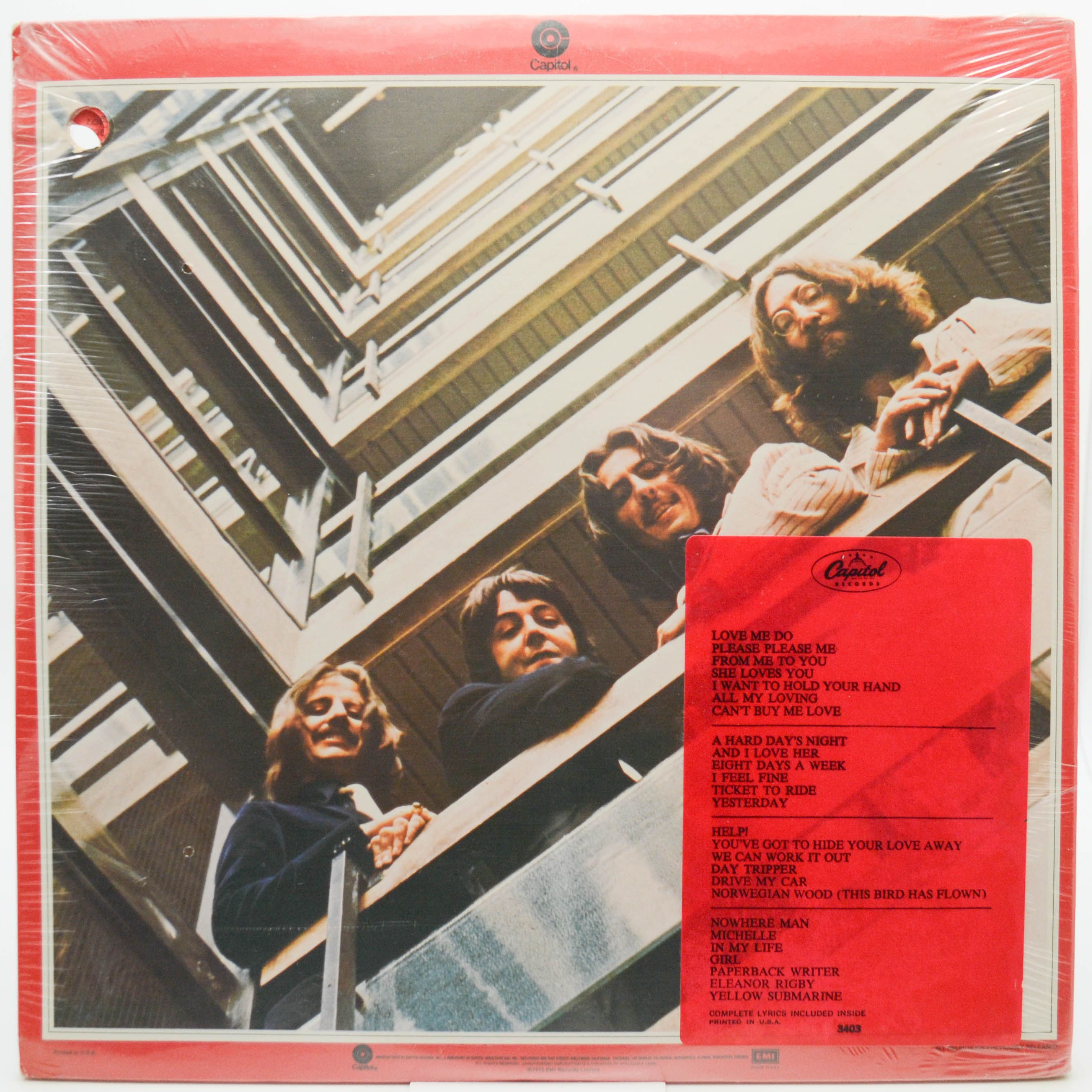 Beatles — 1962-1966 (2LP, USA), 1973