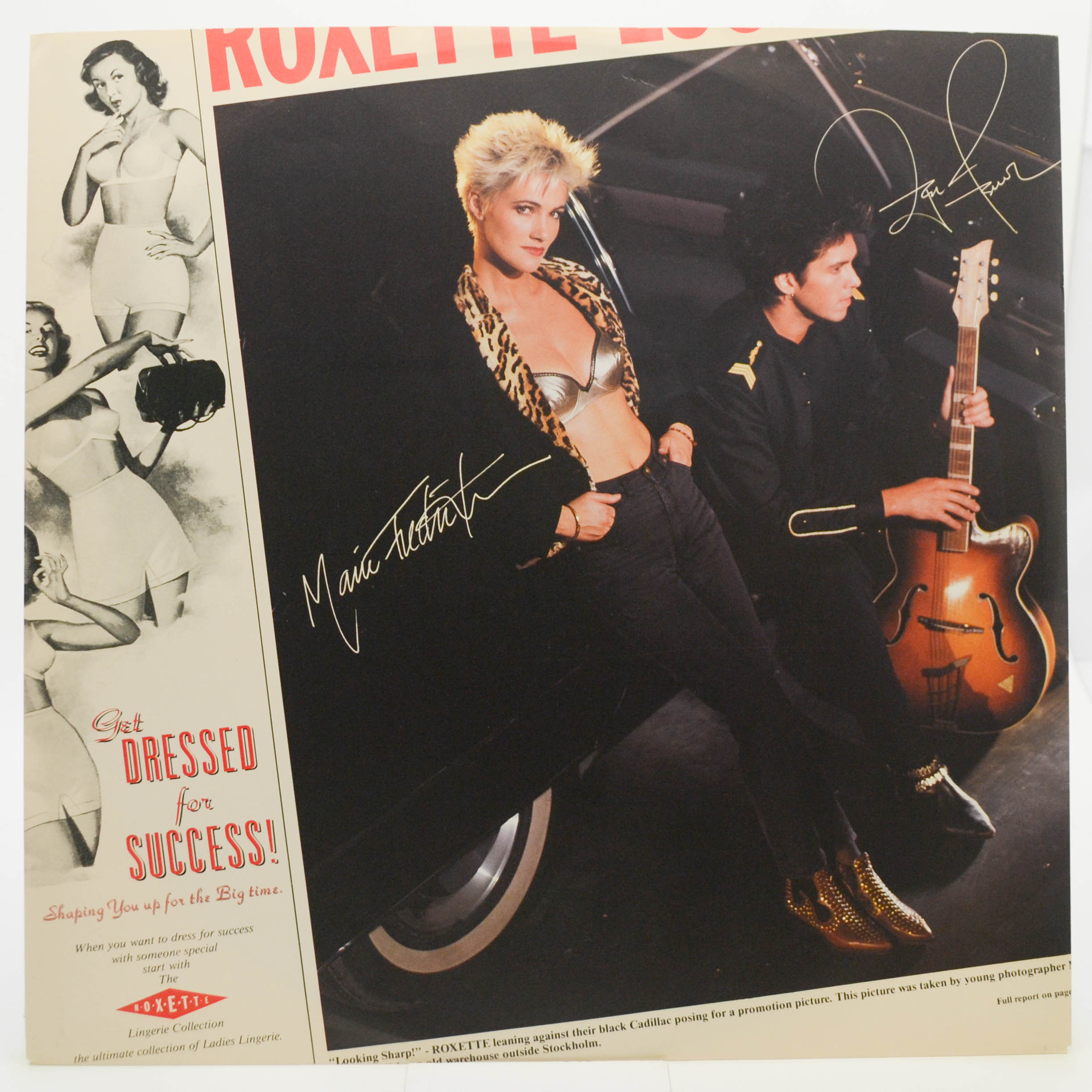 Виниловая пластинка Roxette — Look Sharp! (1-st, Sweden), 1988
