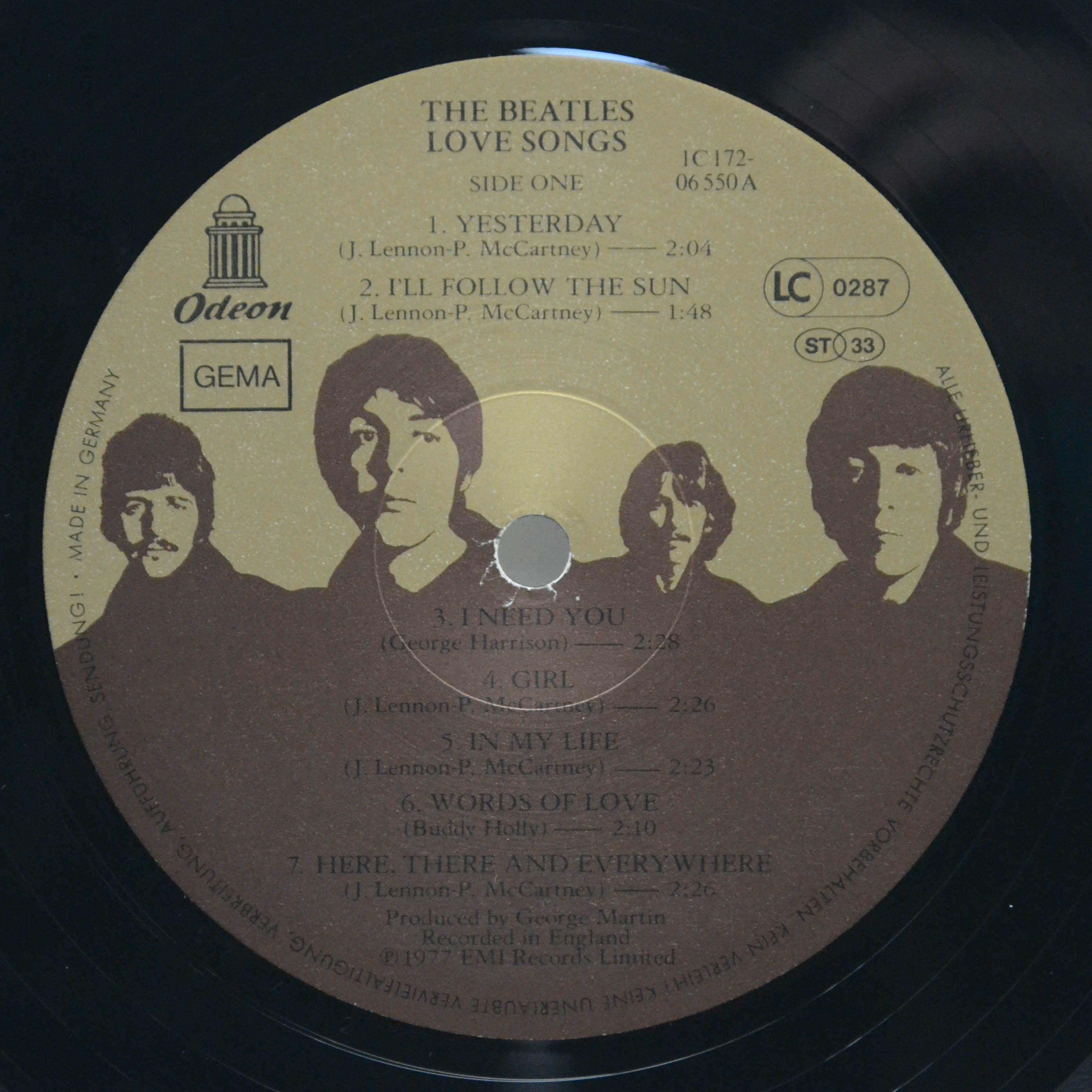 Beatles — Love Songs (2LP), 1977