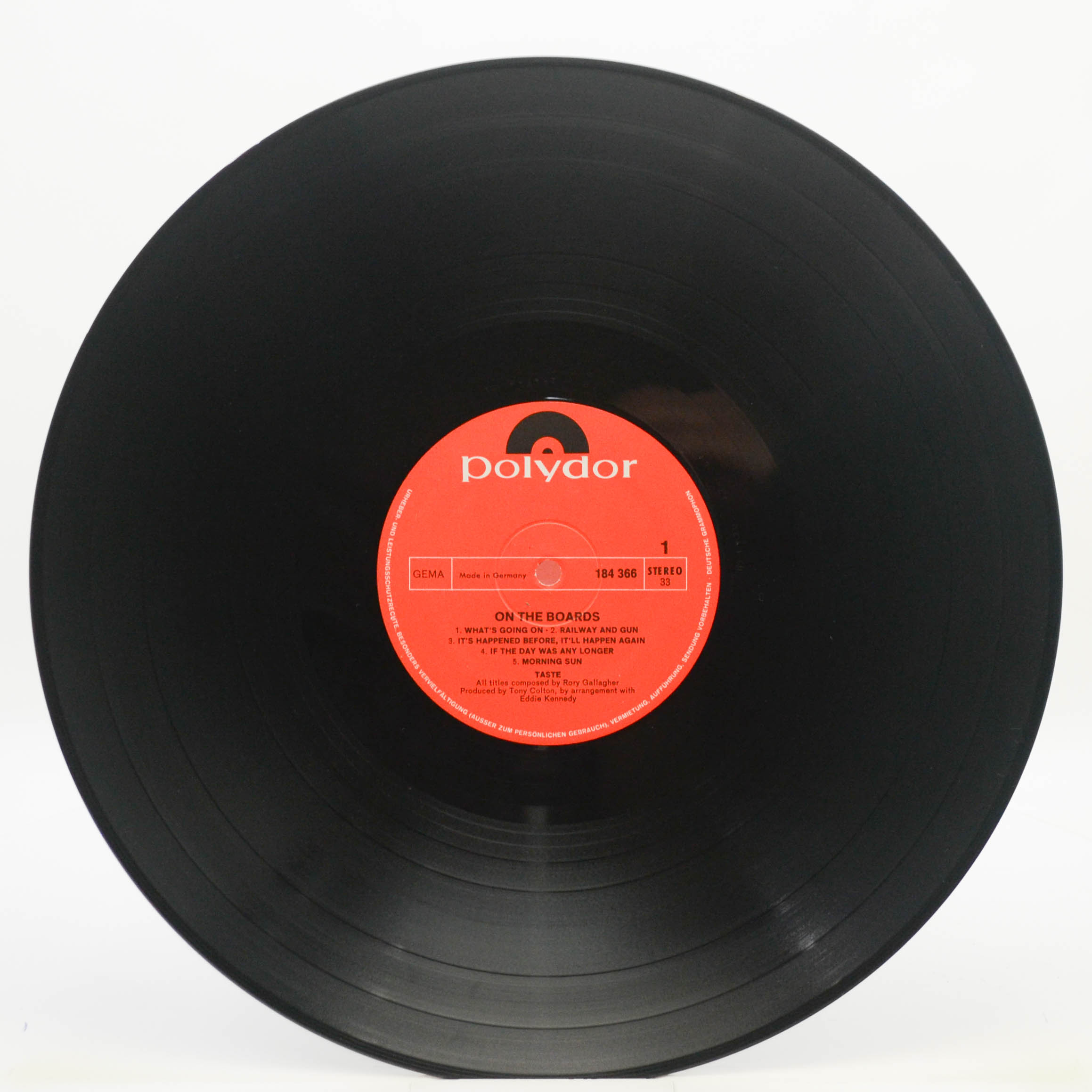 Виниловая пластинка Taste — On The Boards, 1970