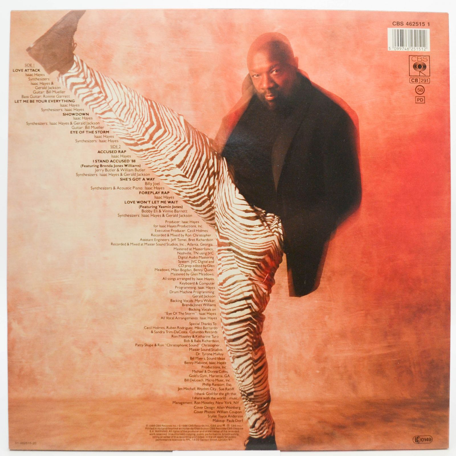 Isaac Hayes — Love Attack, 1988