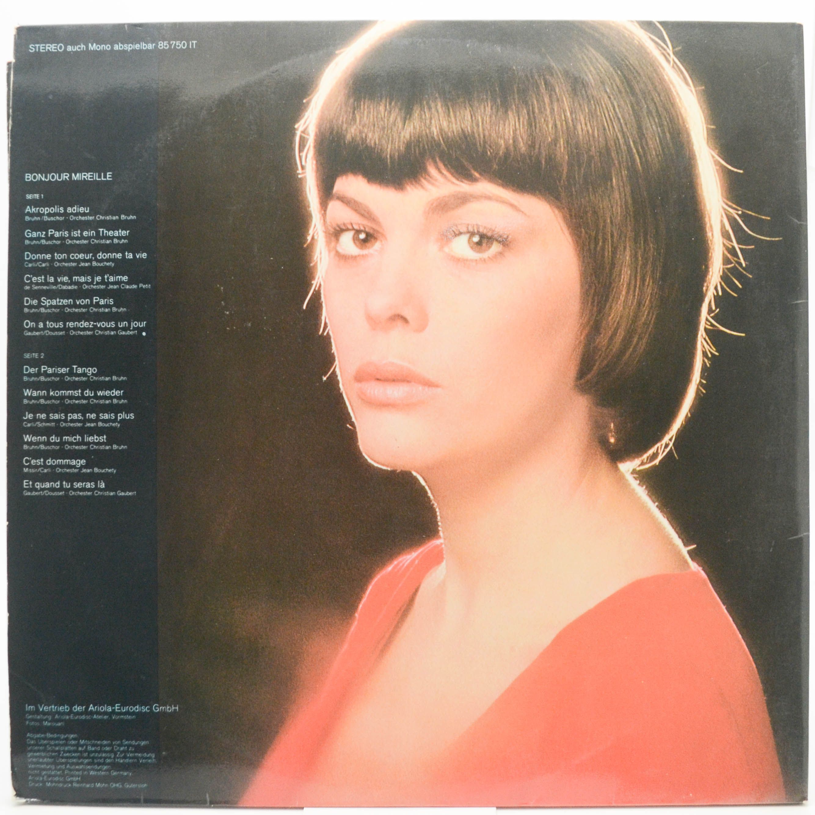 Mireille Mathieu — Bonjour Mireille (poster ), 1971