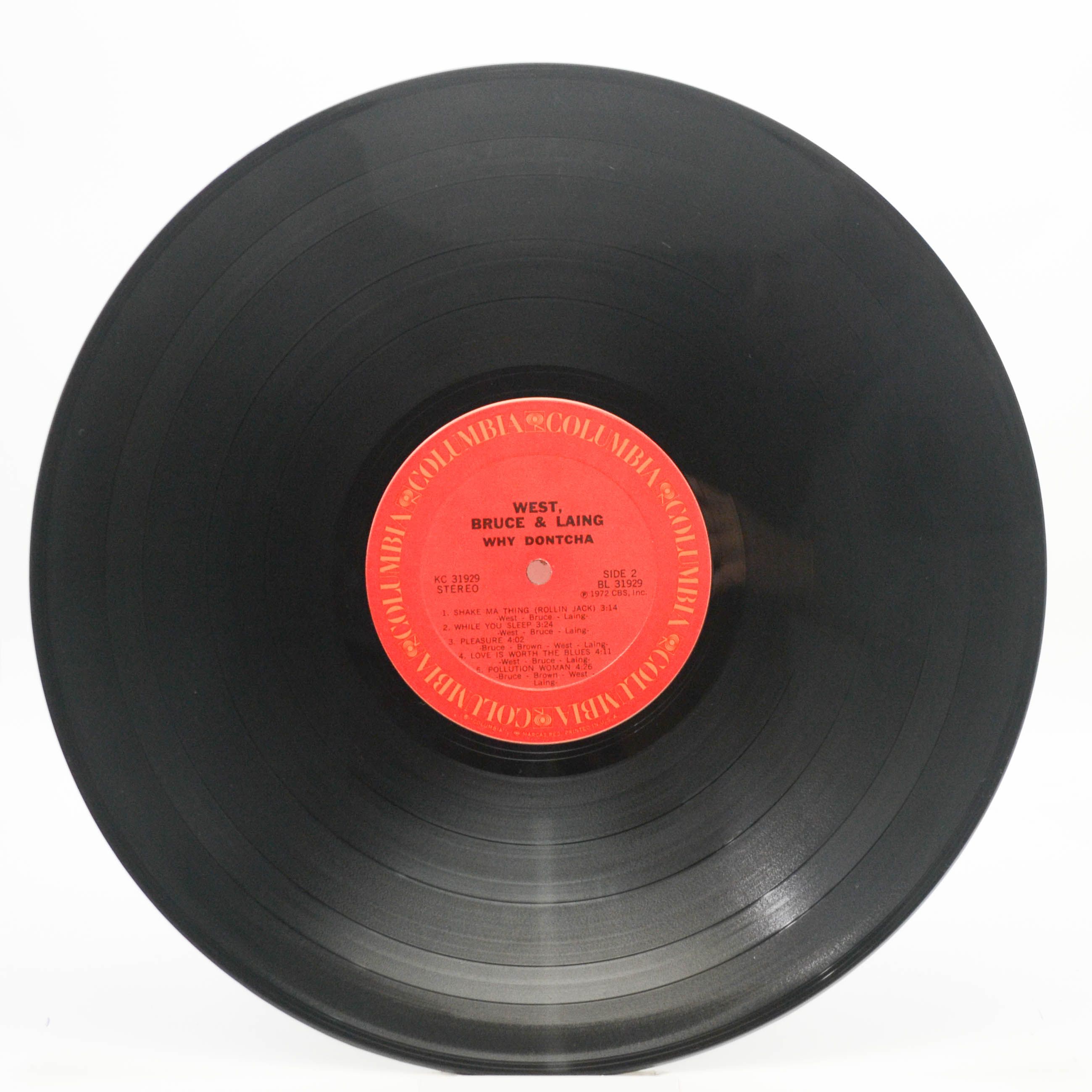 Виниловая пластинка West, Bruce & Laing — Why Dontcha (USA), 1972