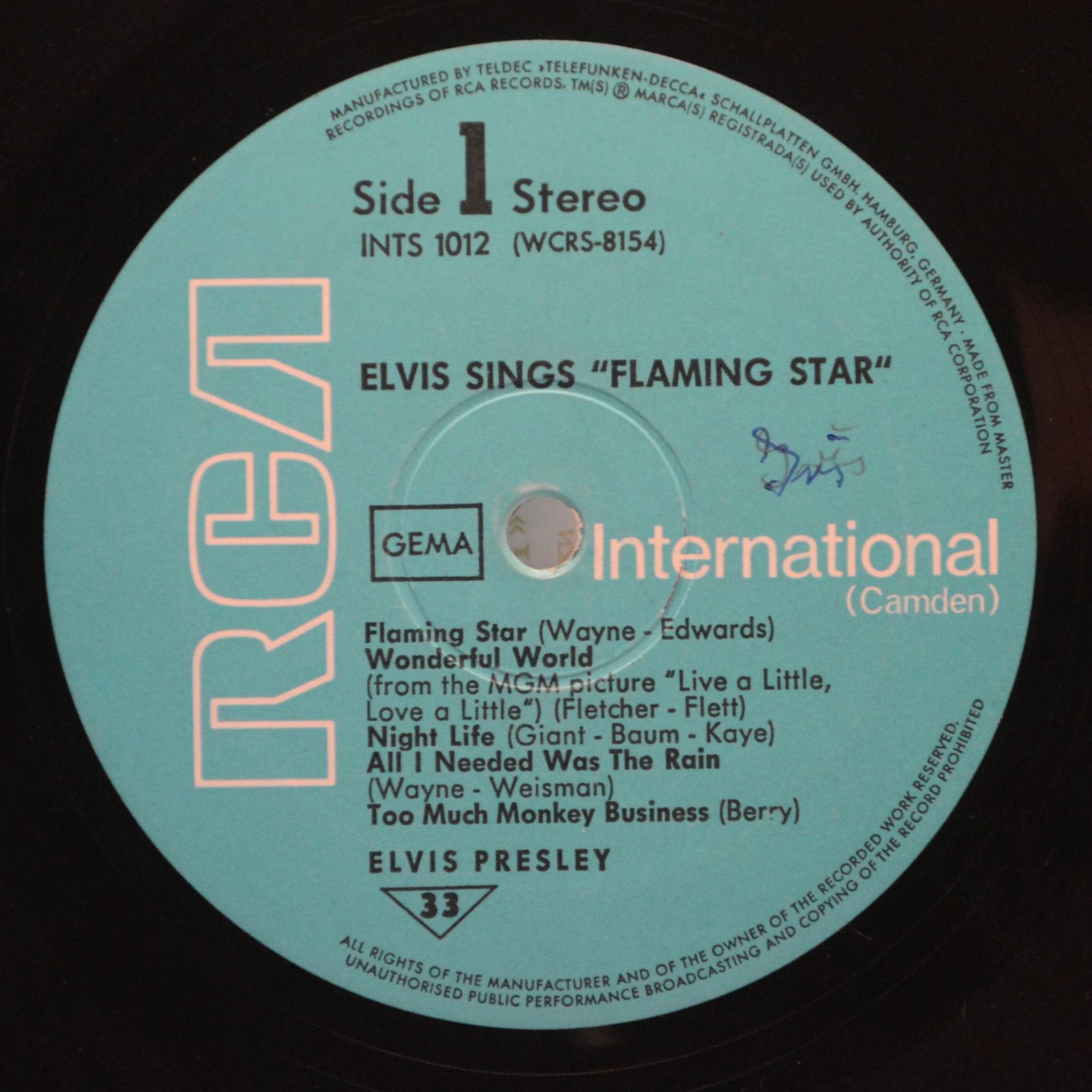 Elvis Presley — Elvis Sings "Flaming Star", 1968