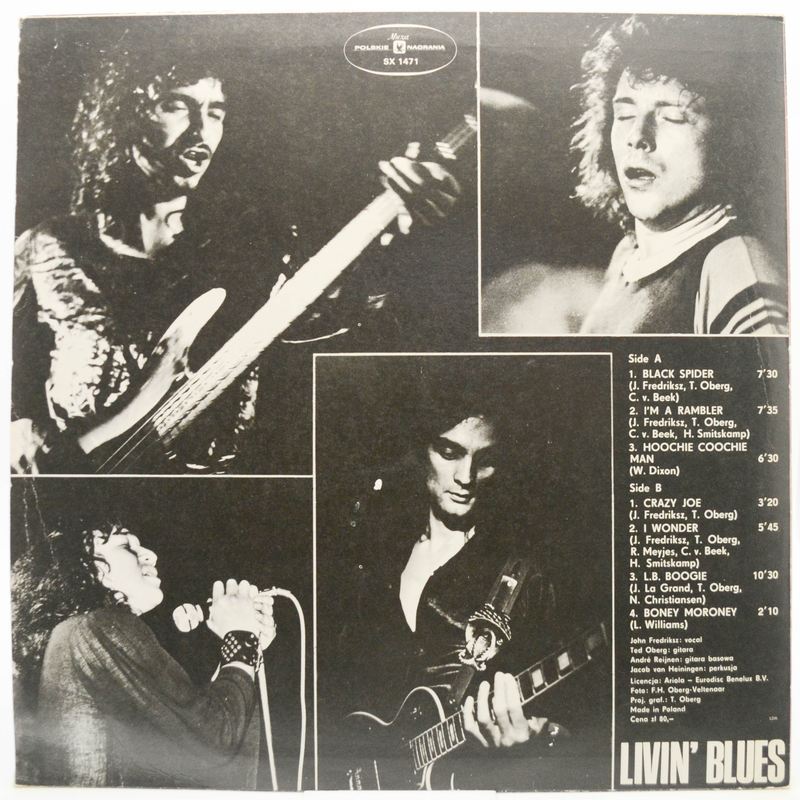 Виниловая пластинка Livin' Blues — Live Livin' Blues, 1975