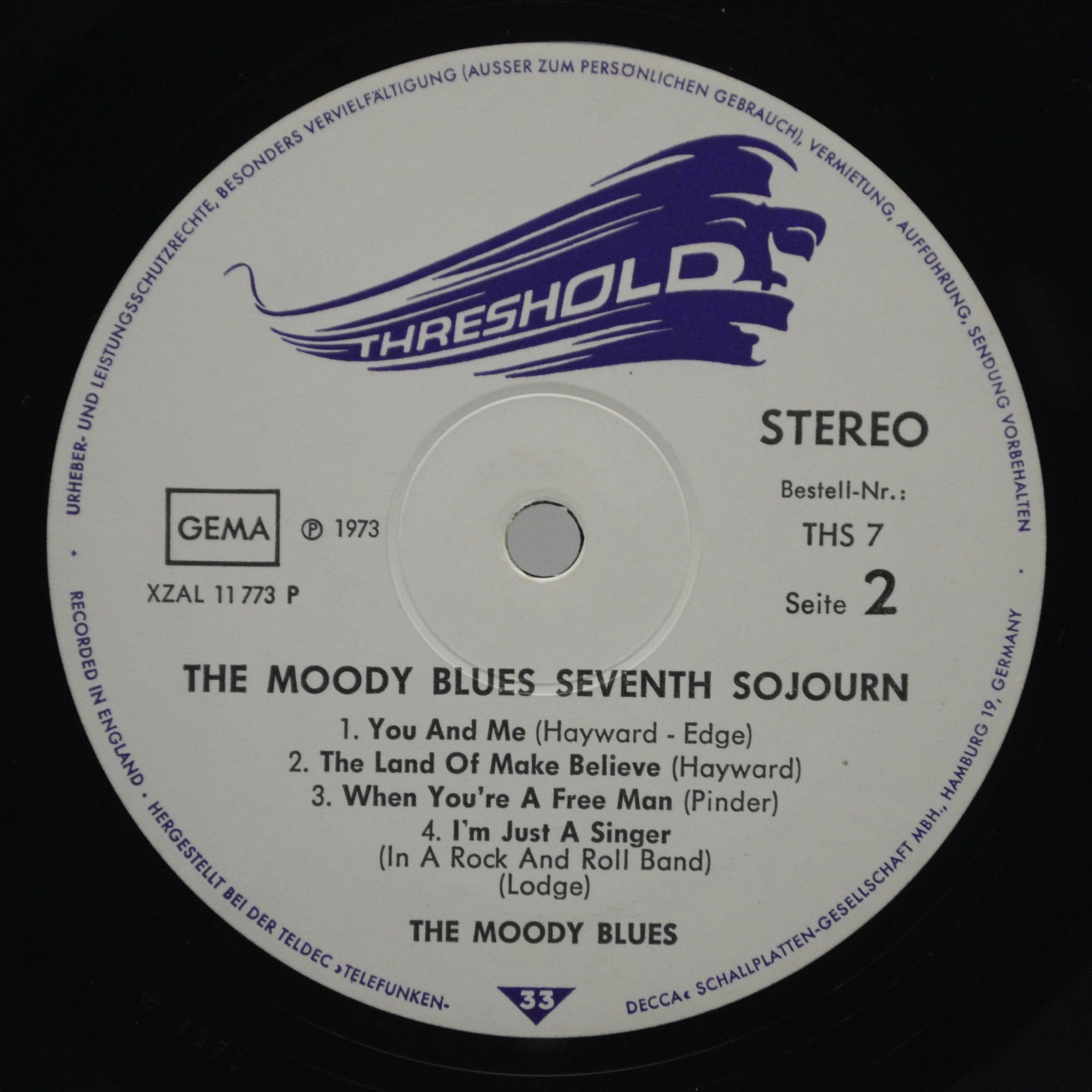 Виниловая пластинка Moody Blues — Seventh Sojourn, 1973