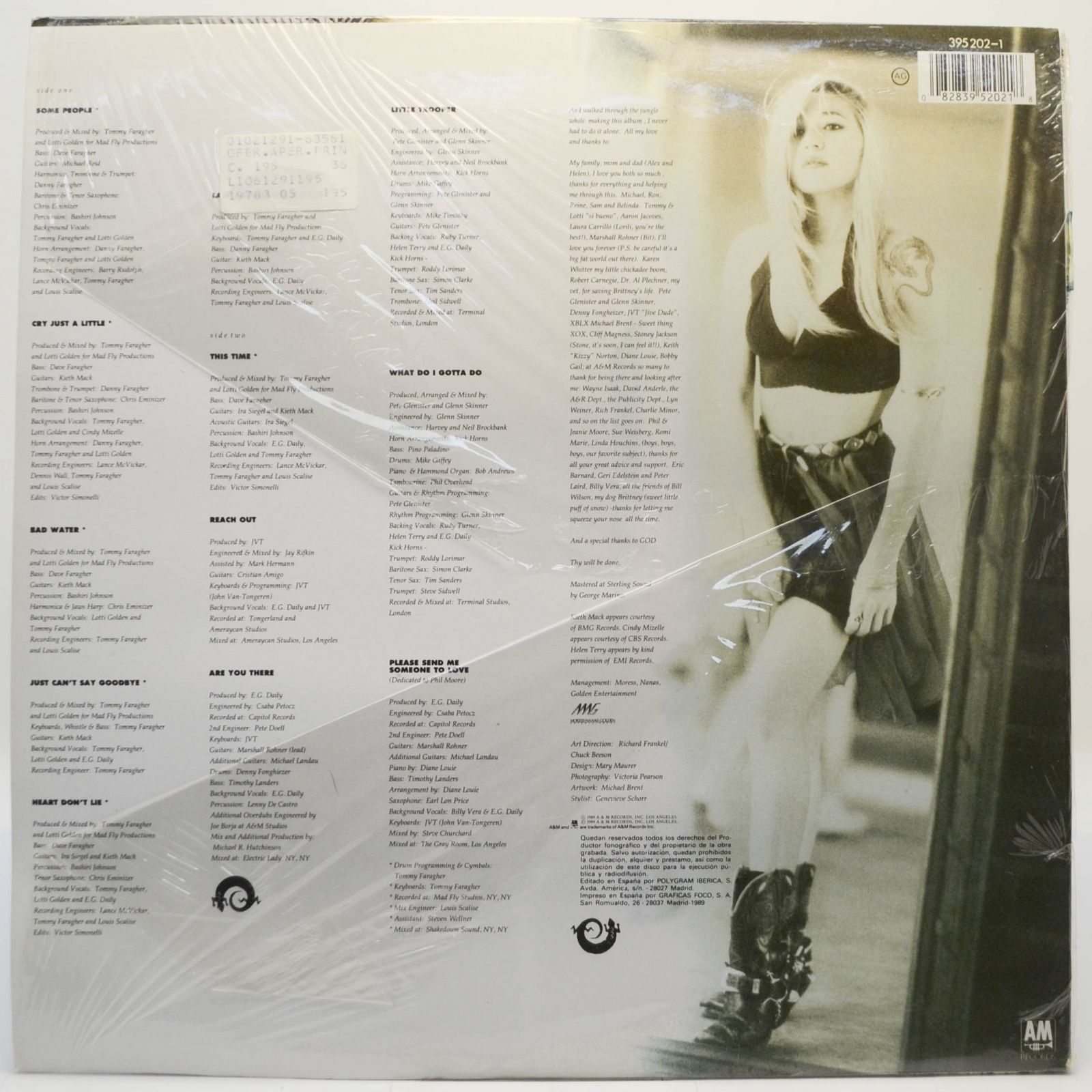 Виниловая пластинка E.G. Daily — Lace Around The Wound, 1989