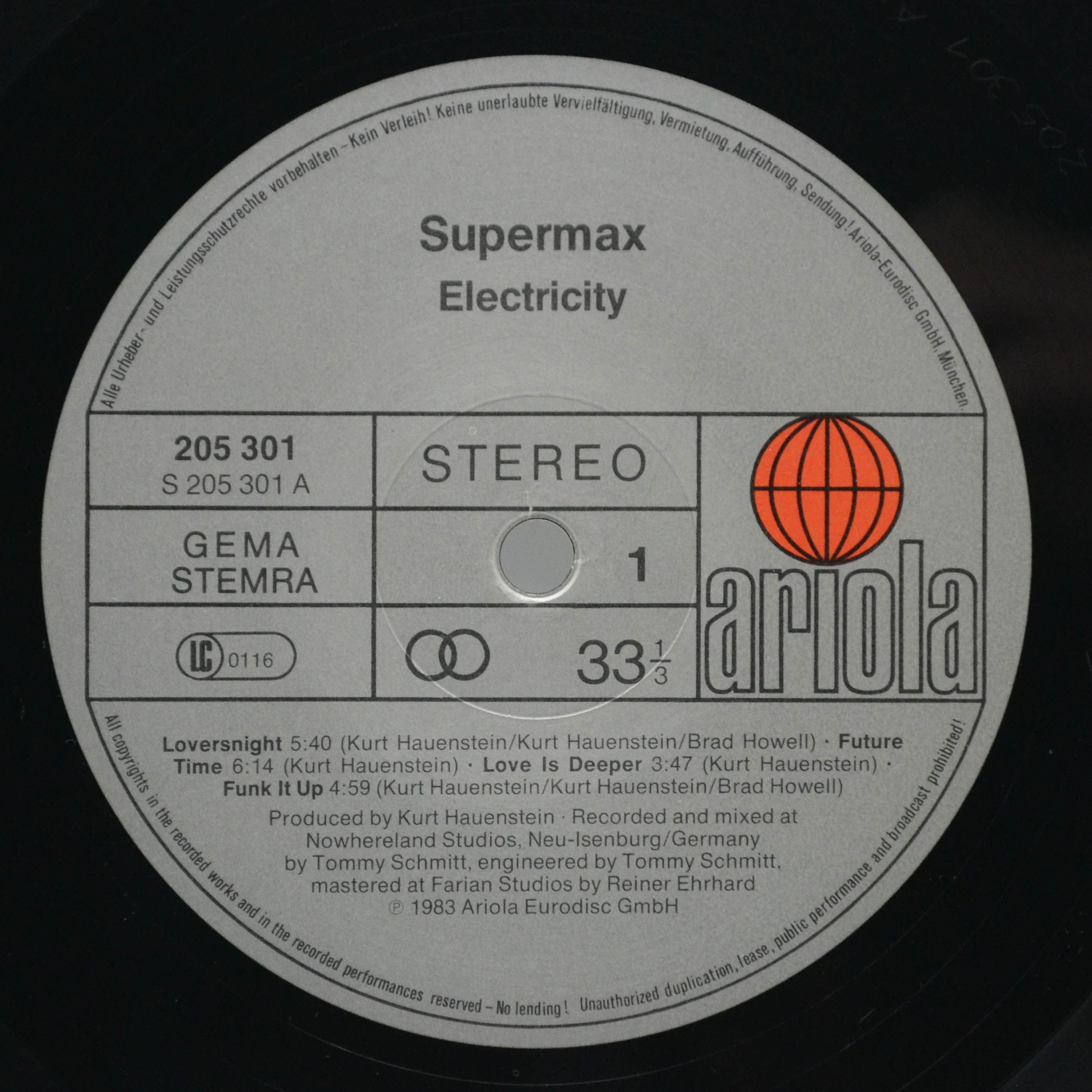 Supermax — Electricity, 1983