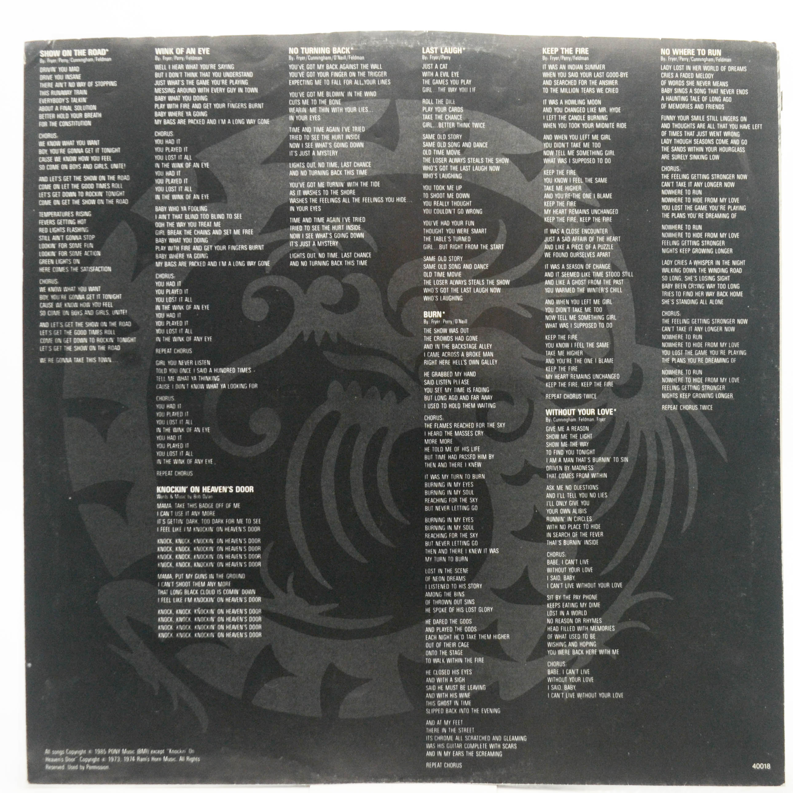 Виниловая пластинка Heaven — Knockin' On Heaven's Door, 1985