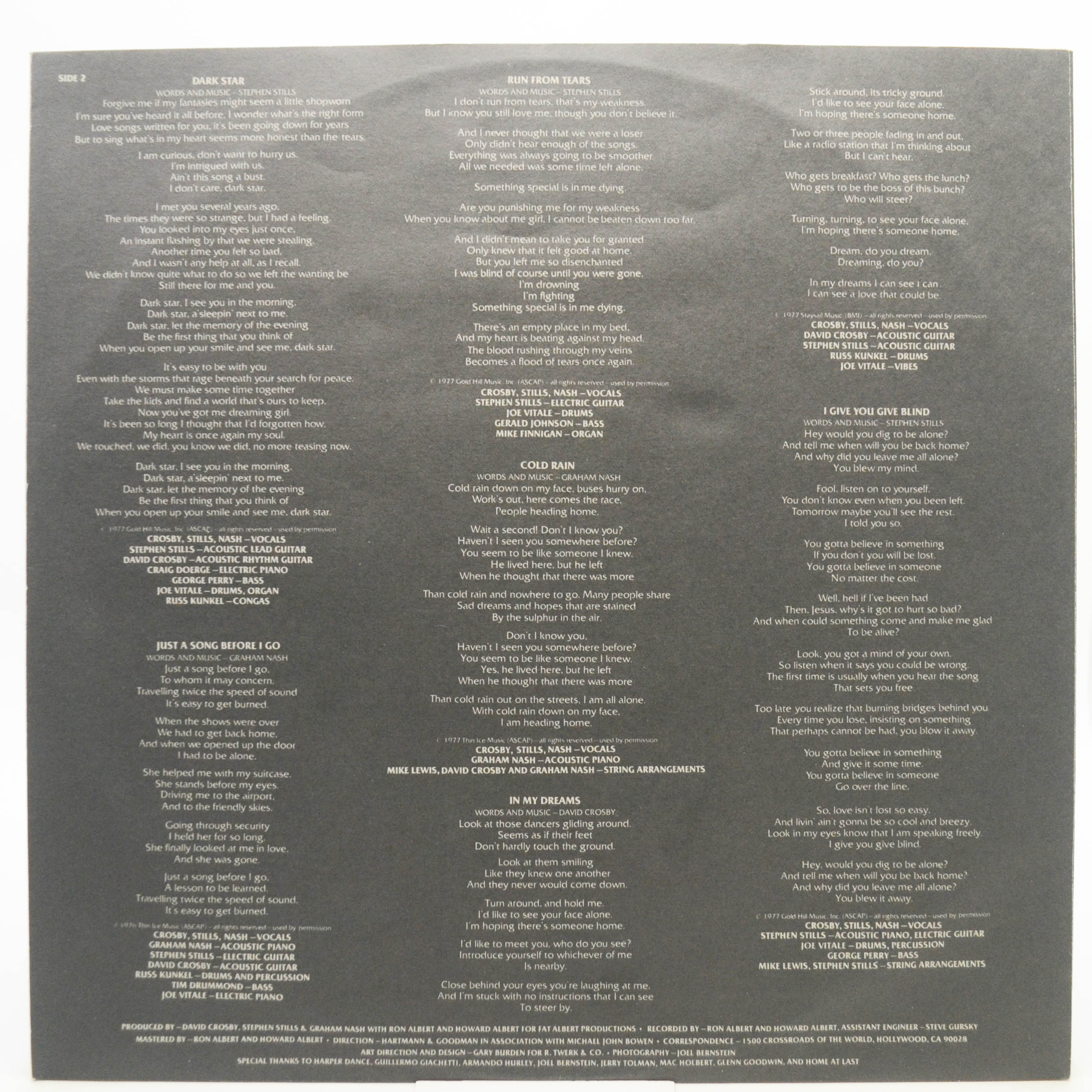 Crosby, Stills & Nash — CSN, 1977