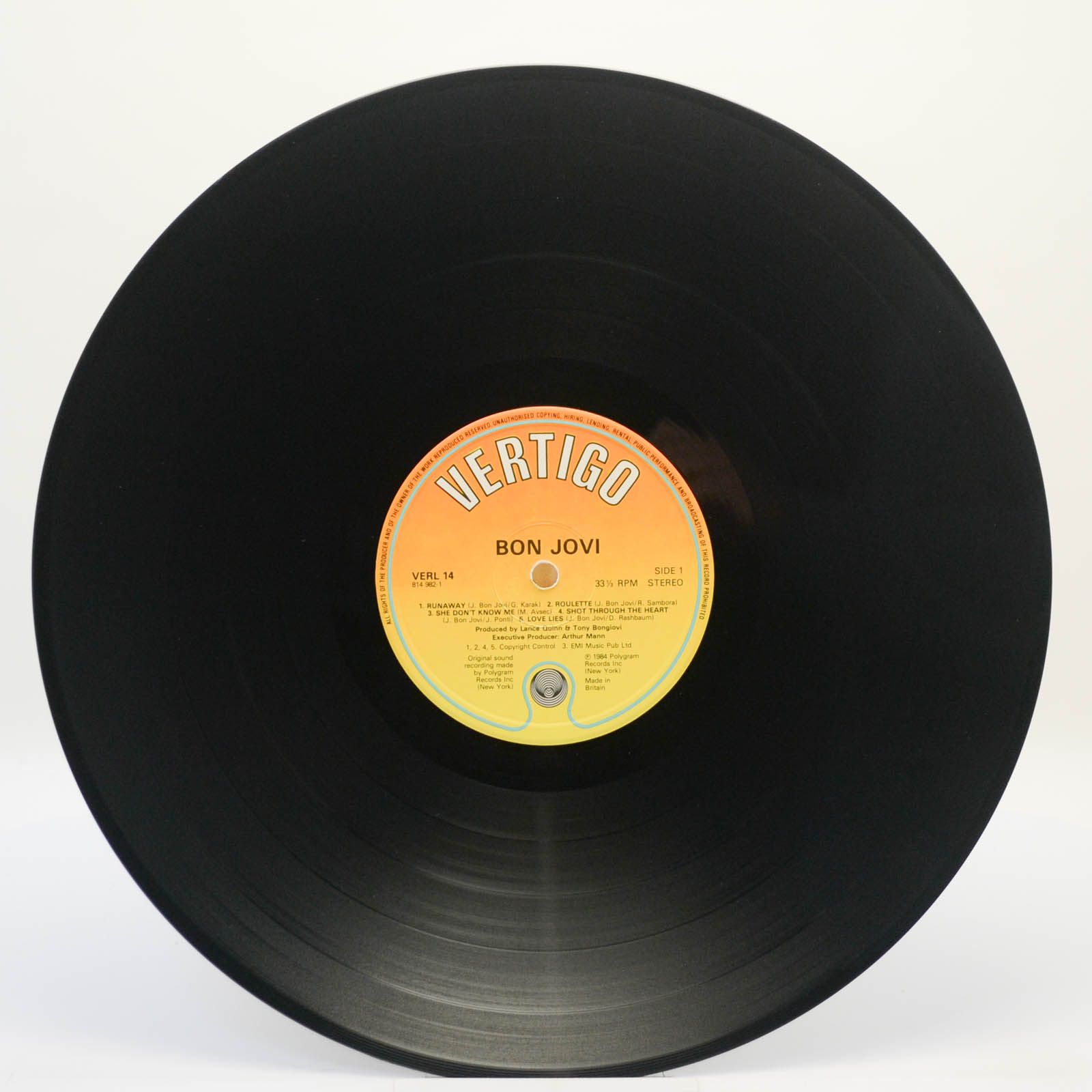 Bon Jovi — Bon Jovi (UK), 1984