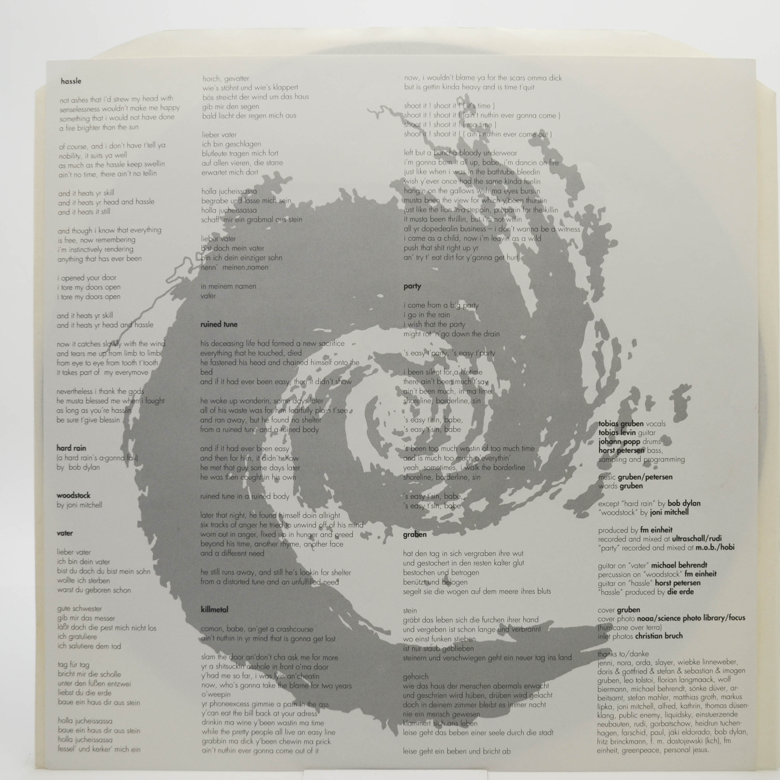 Виниловая пластинка Die Erde — Kch Kch Kch, 1989