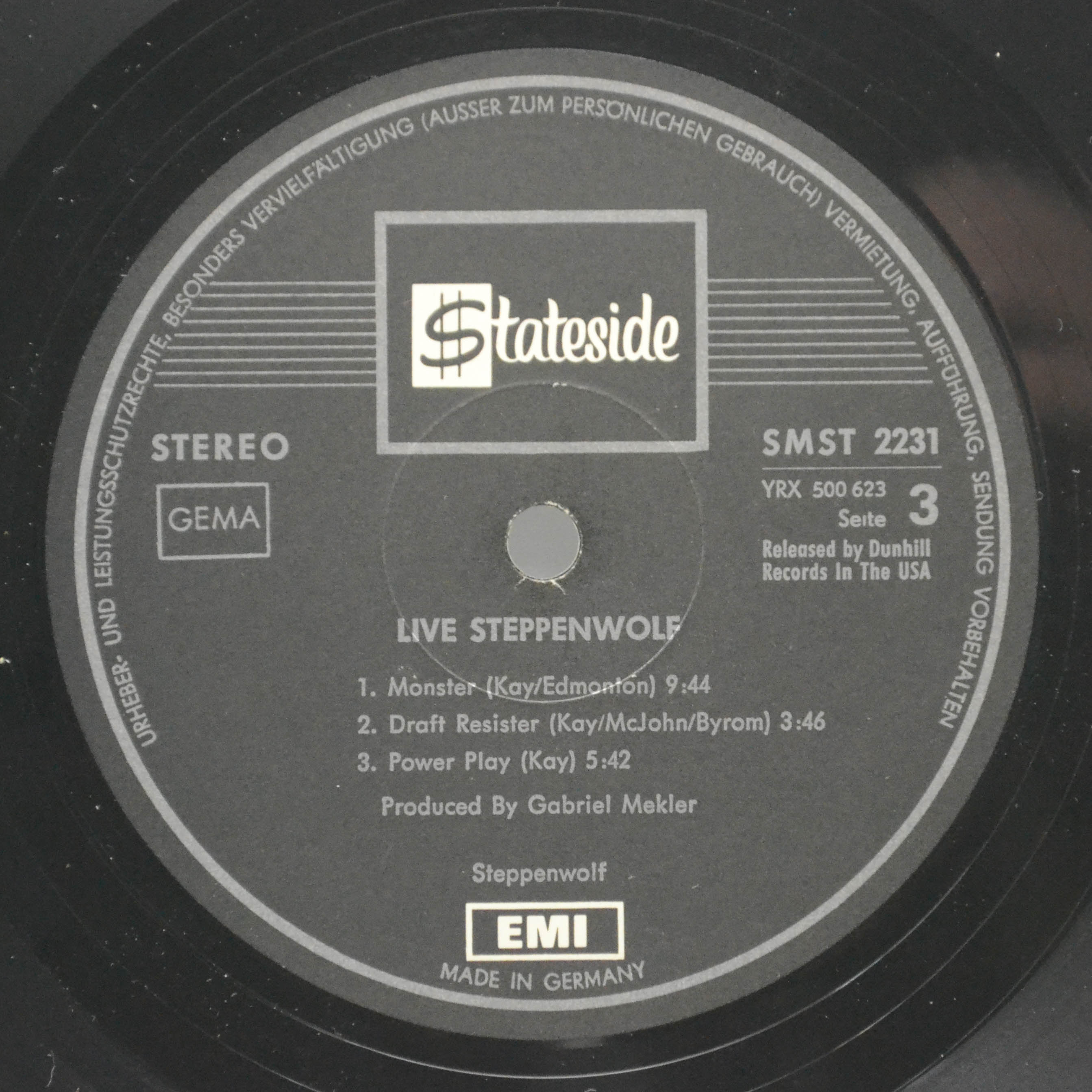 Виниловая пластинка Steppenwolf — Live (2LP), 1970
