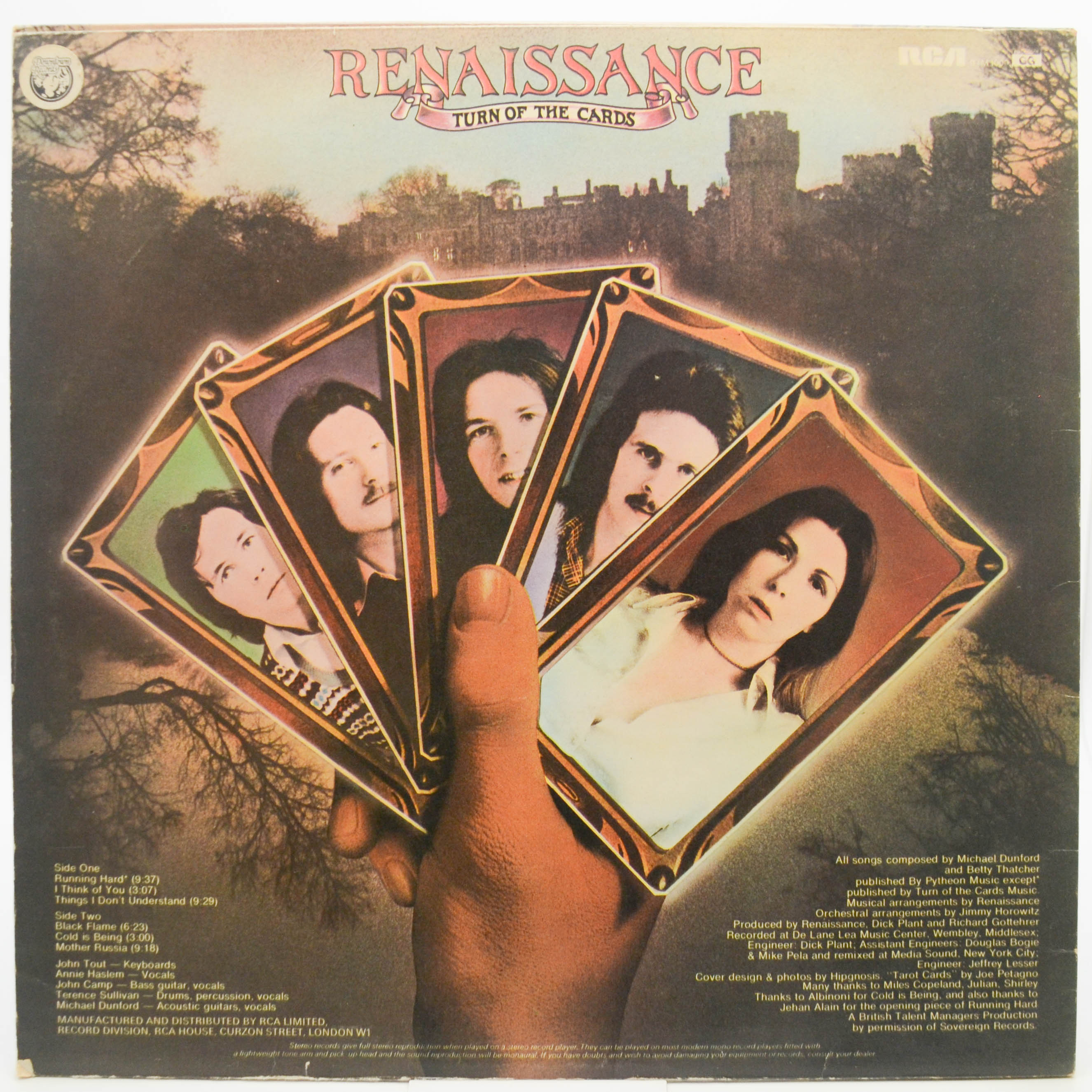 Виниловая пластинка Renaissance — Turn Of The Cards (1-st, UK), 1974