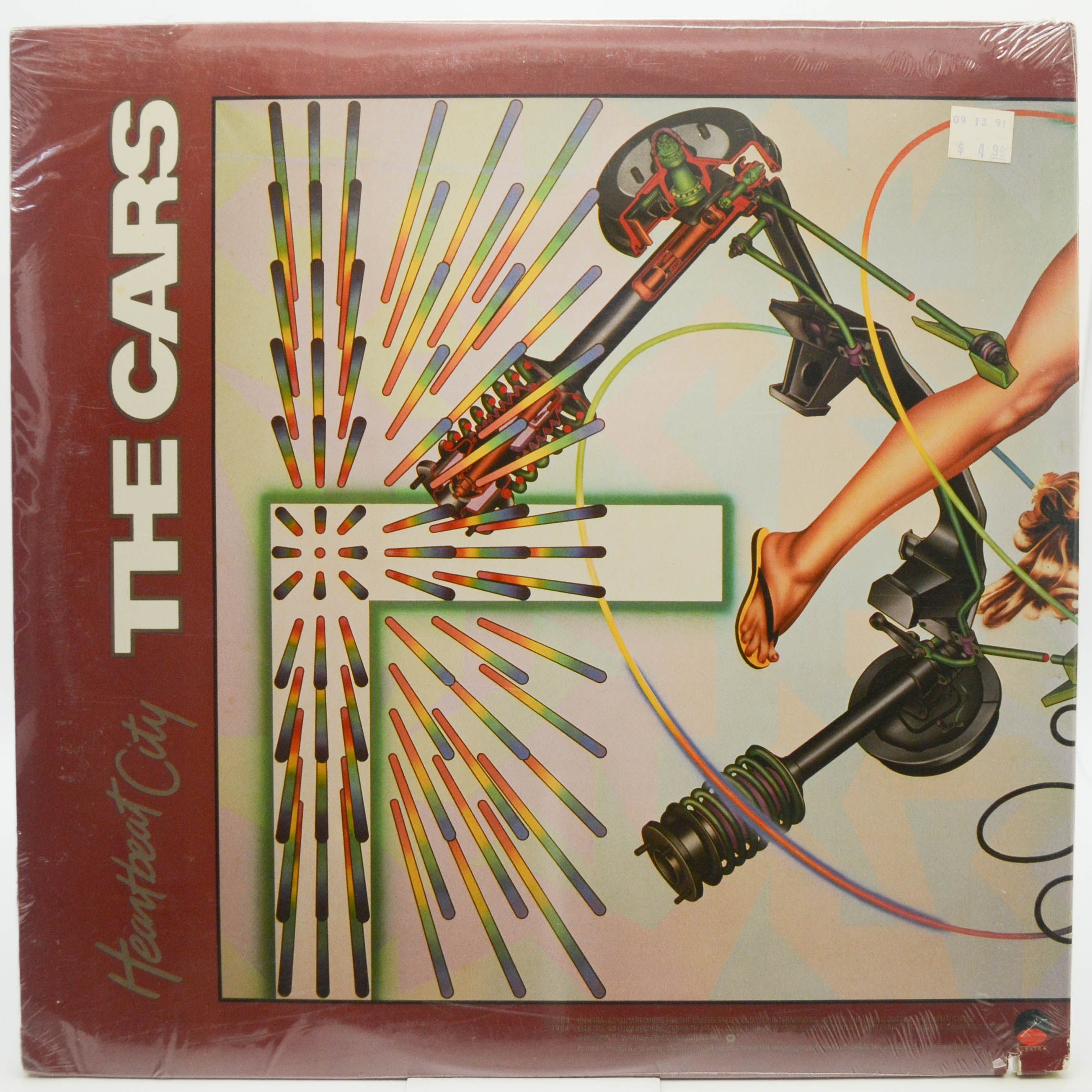 Виниловая пластинка Cars — Heartbeat City (1-st, USA), 1984