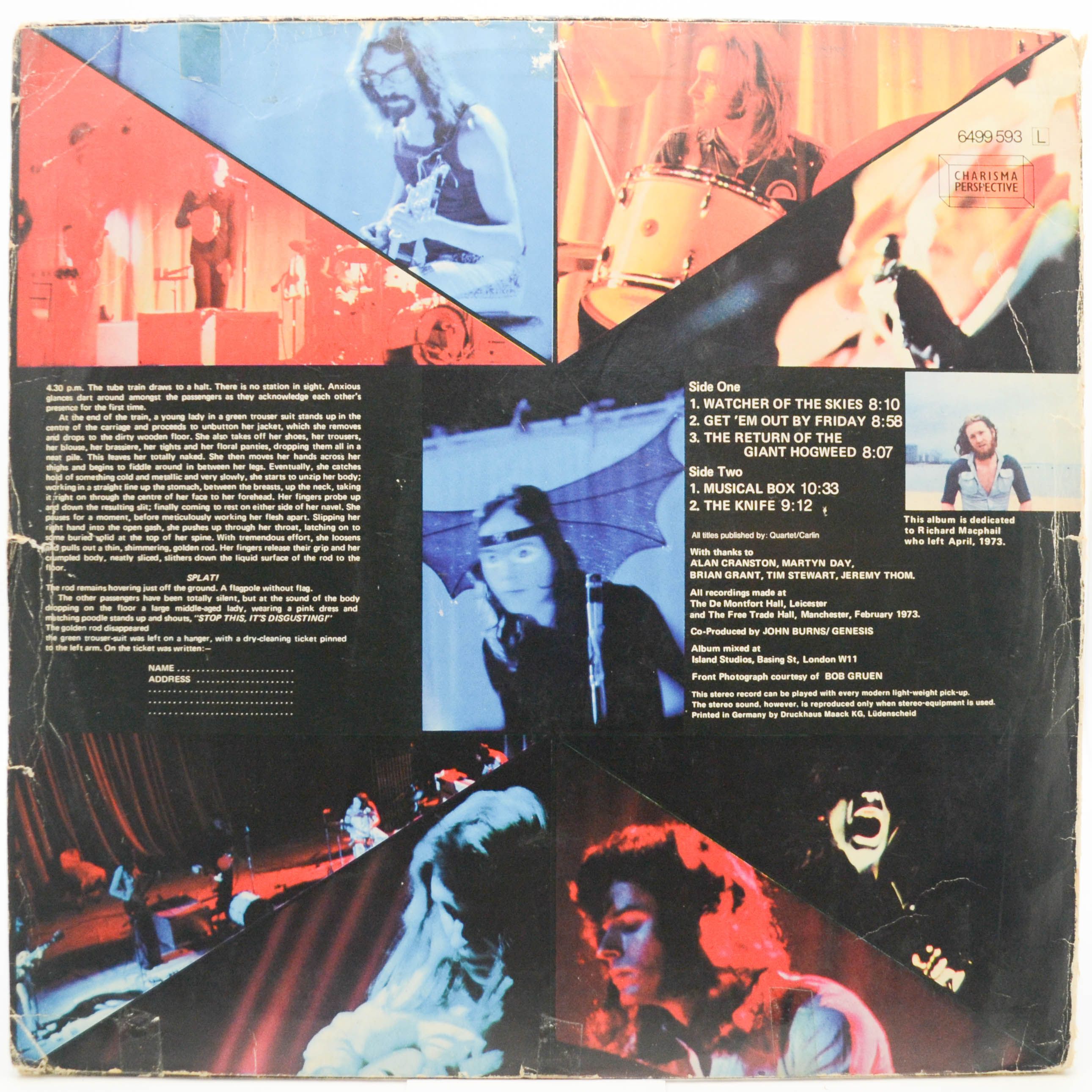 Genesis — Live, 1973