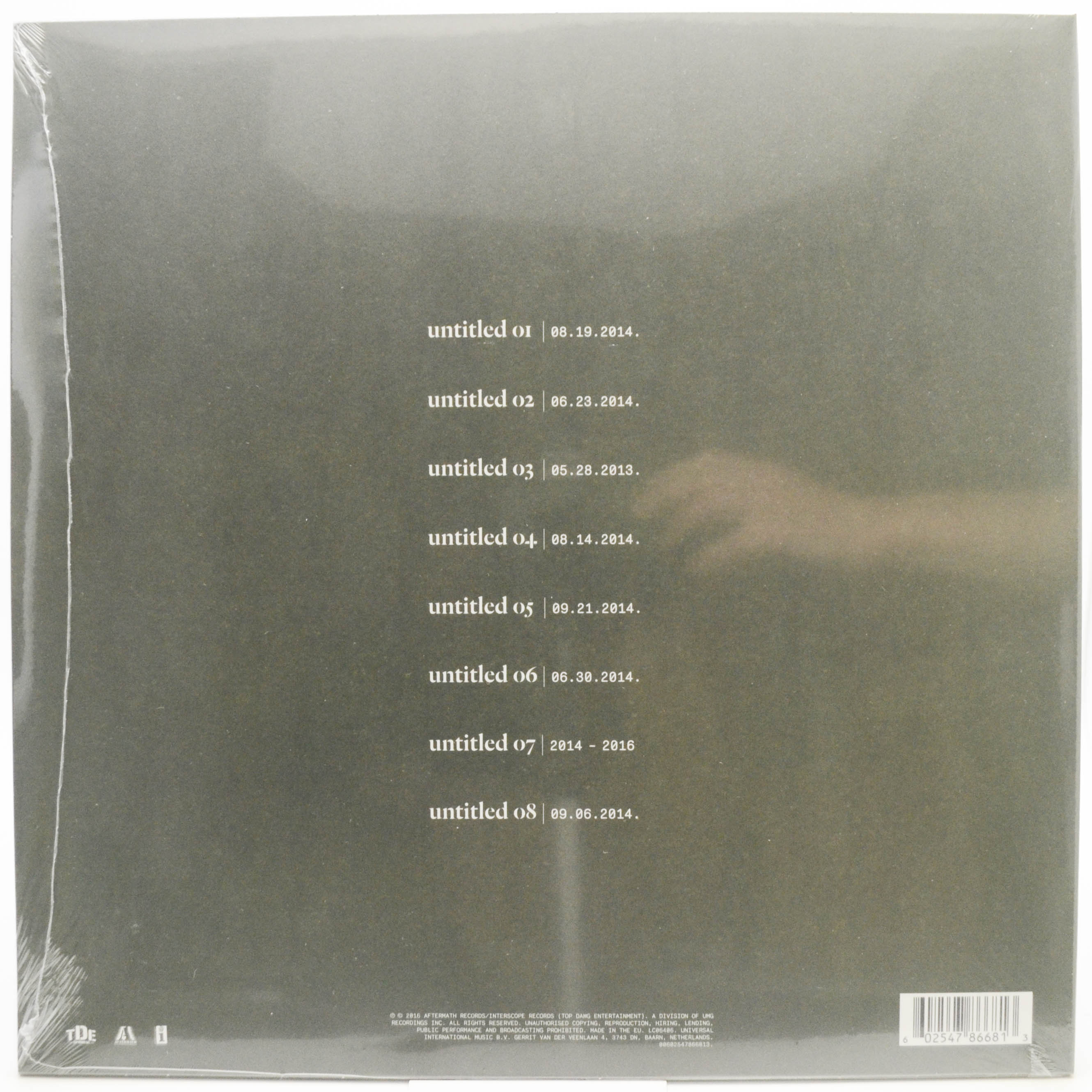 Виниловая пластинка Kendrick Lamar — Untitled Unmastered., 2016
