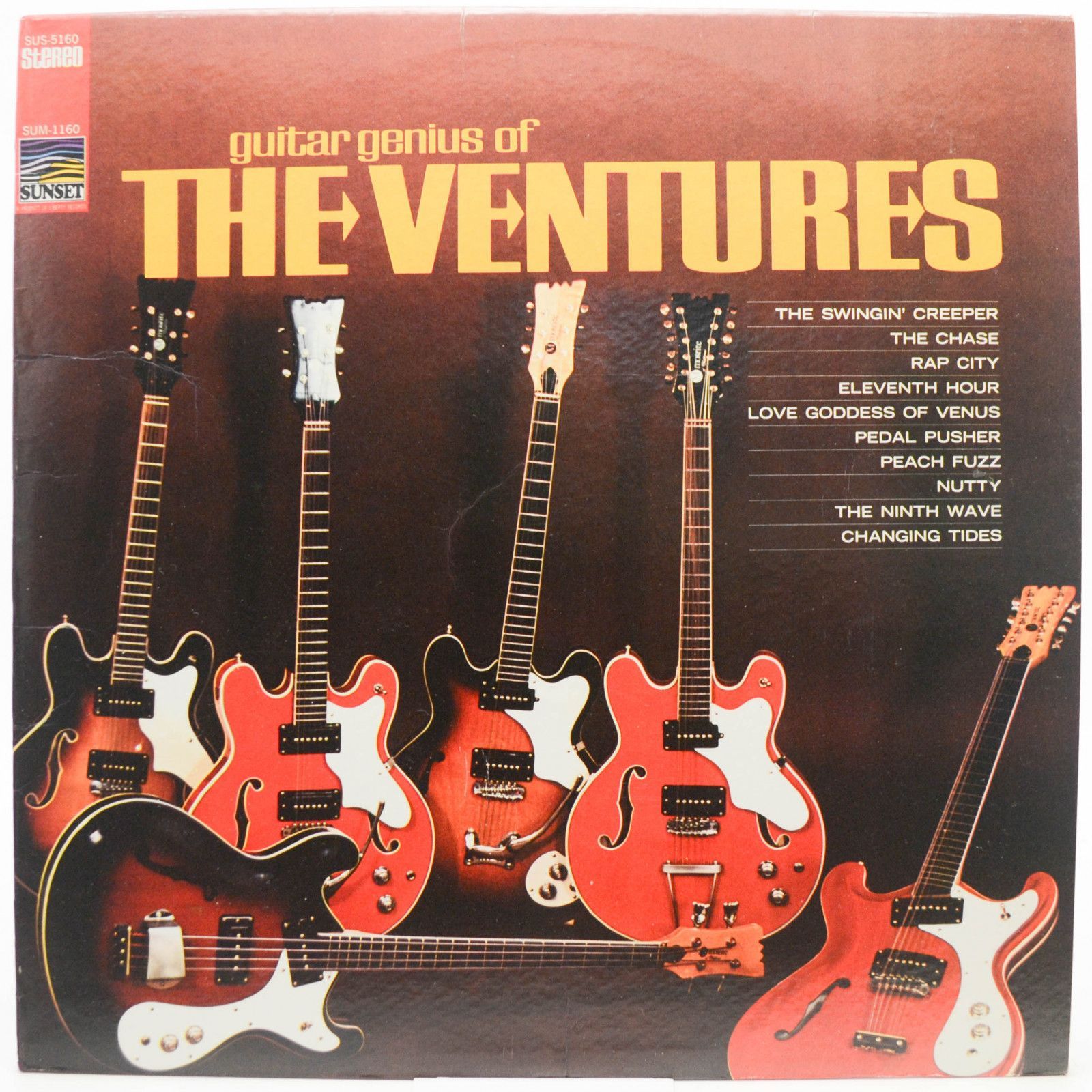 Виниловая пластинка Ventures — Guitar Genius Of The Ventures (USA), 1967