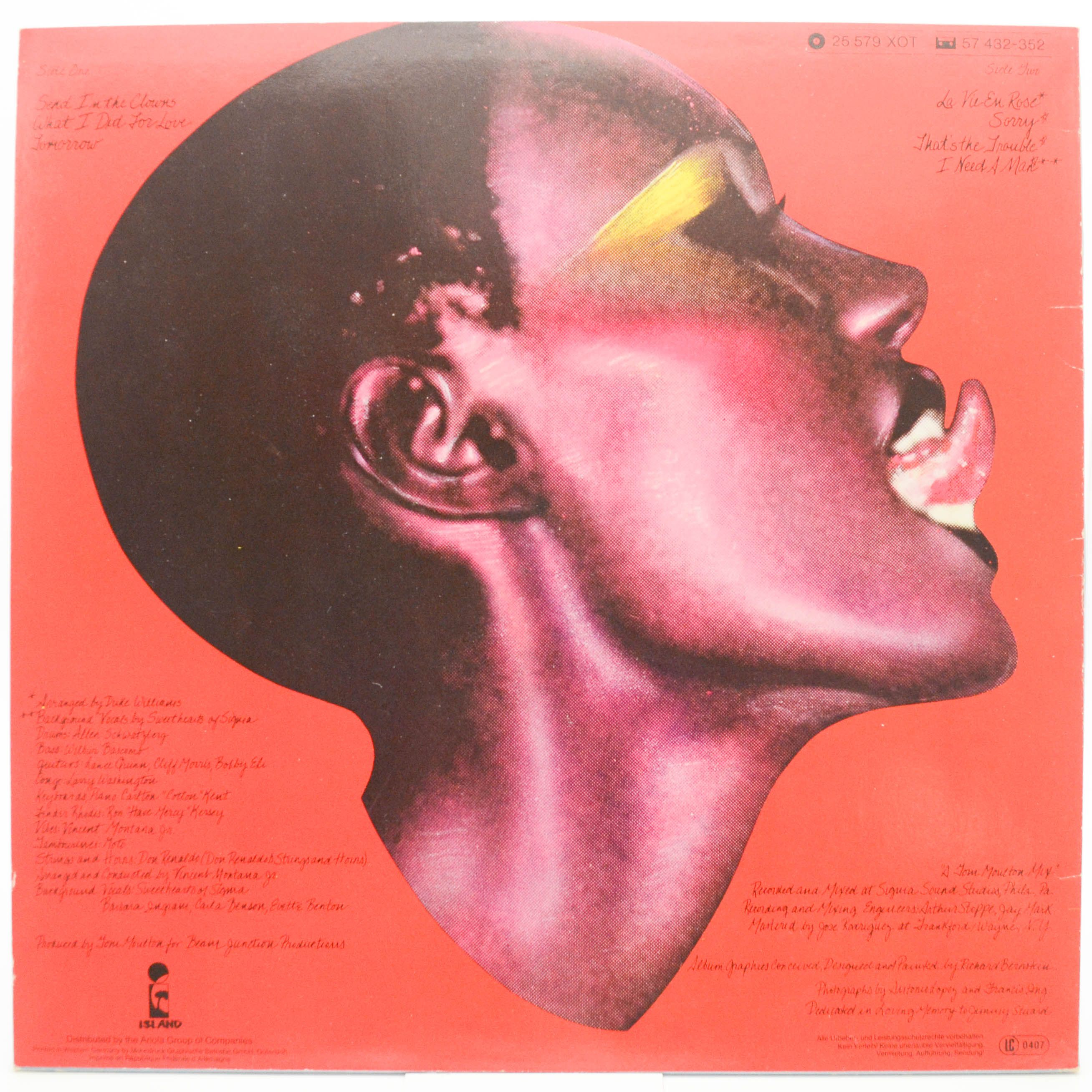Виниловая пластинка Grace Jones — Portfolio, 1977