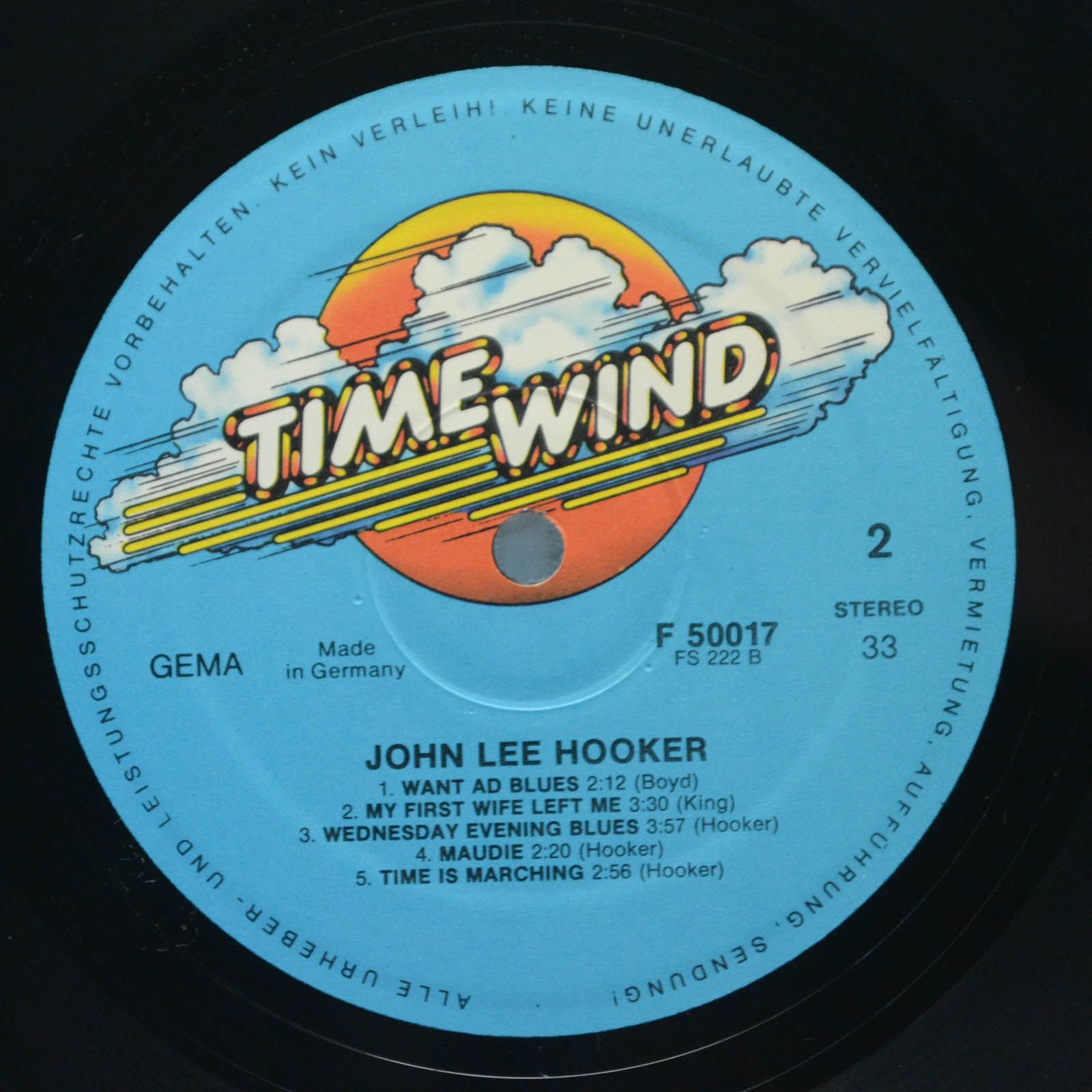Виниловая пластинка John Lee Hooker — Little Wheel, 1976