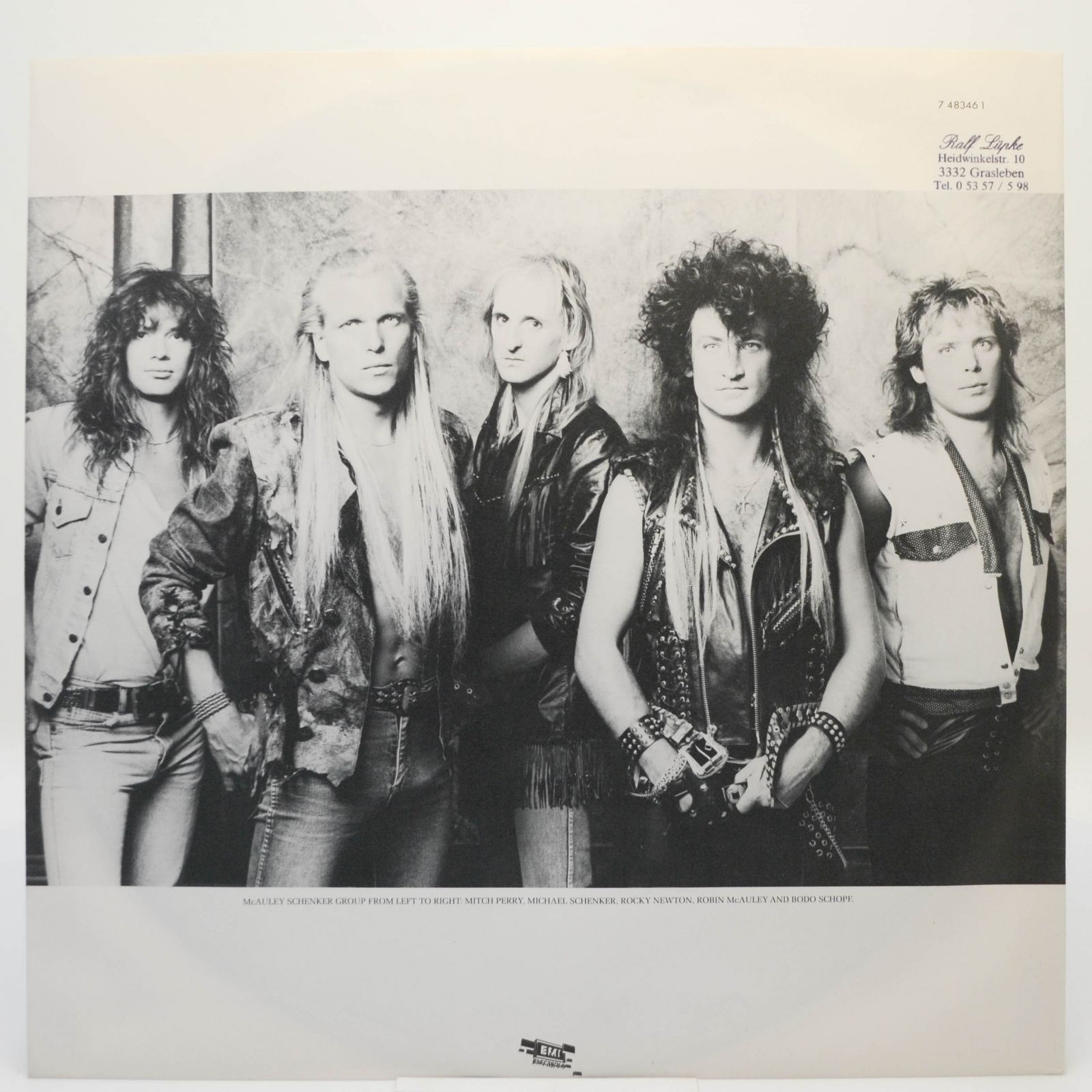 Виниловая пластинка McAuley Schenker Group — Perfect Timing, 1987
