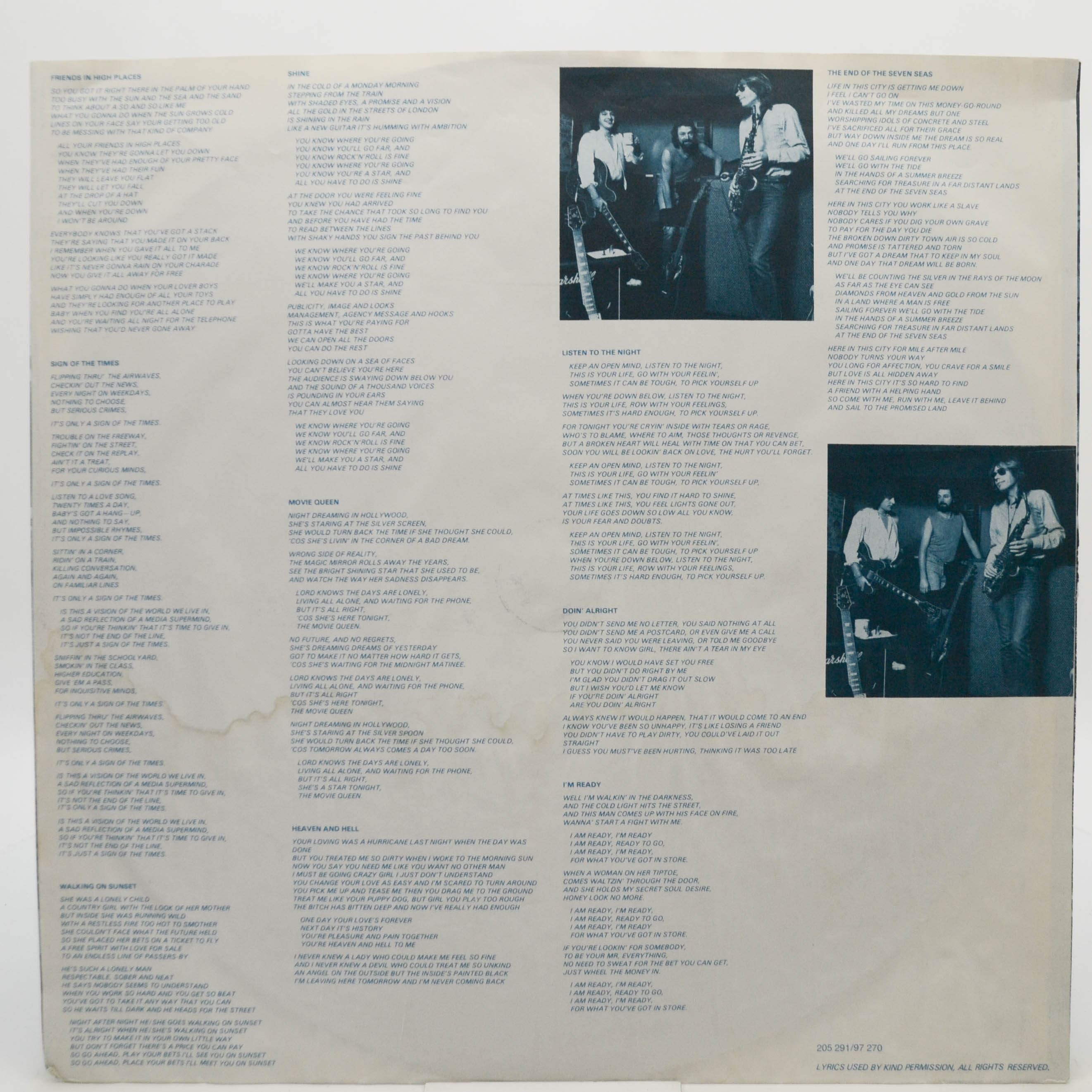 Виниловая пластинка Climax Blues Band — Sample And Hold, 1983