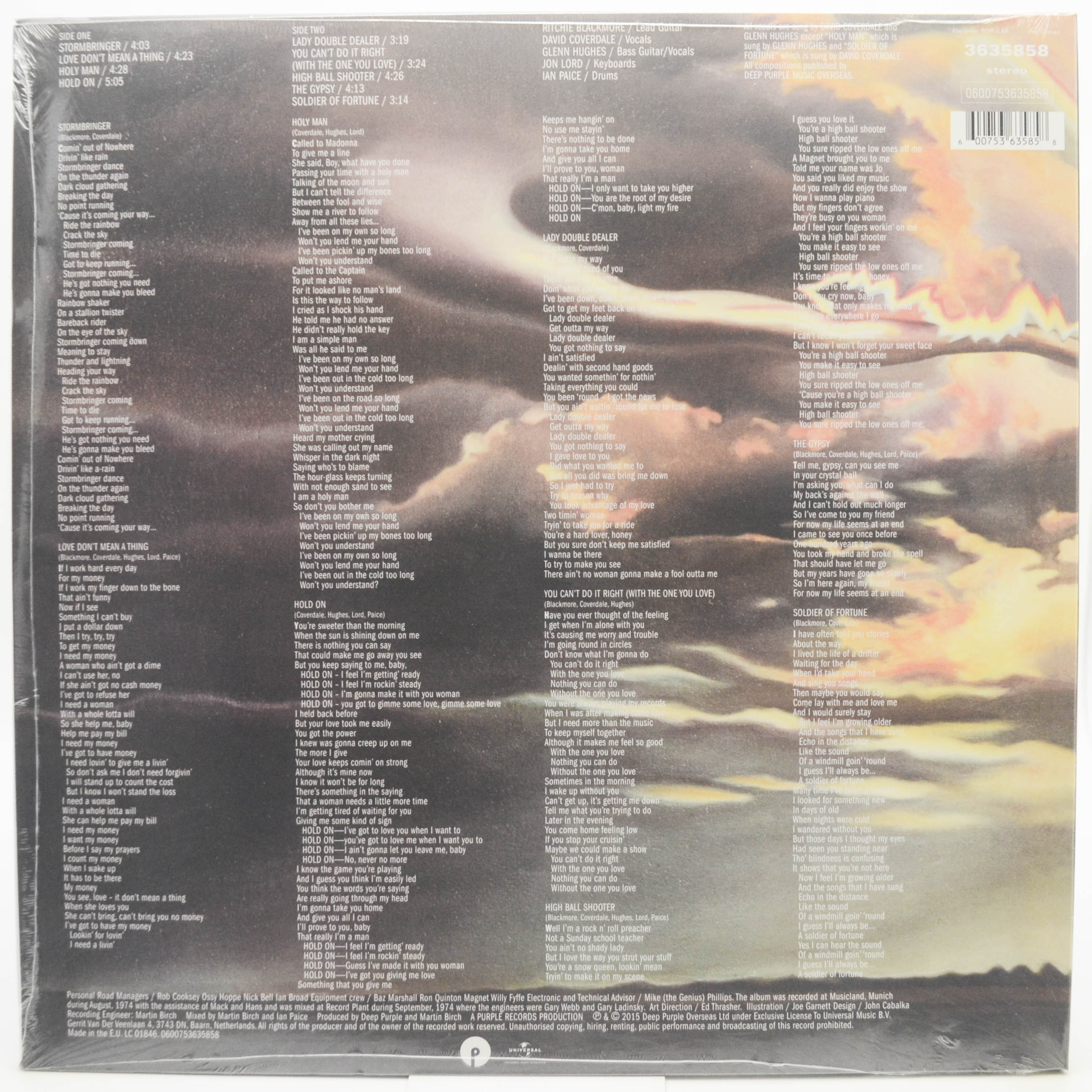 Deep Purple — Stormbringer, 1974