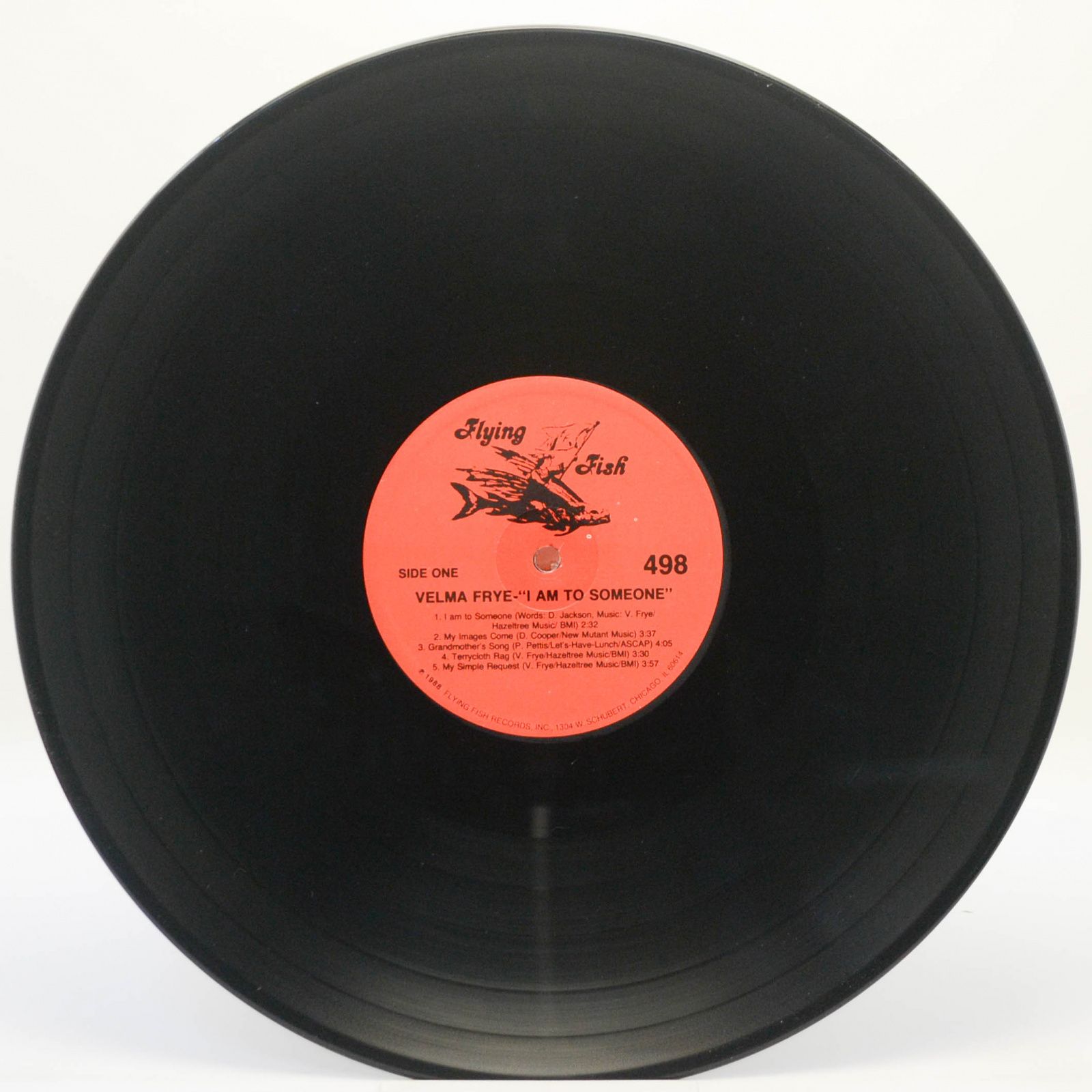 Виниловая пластинка Velma Frye — I Am To Someone, 1988