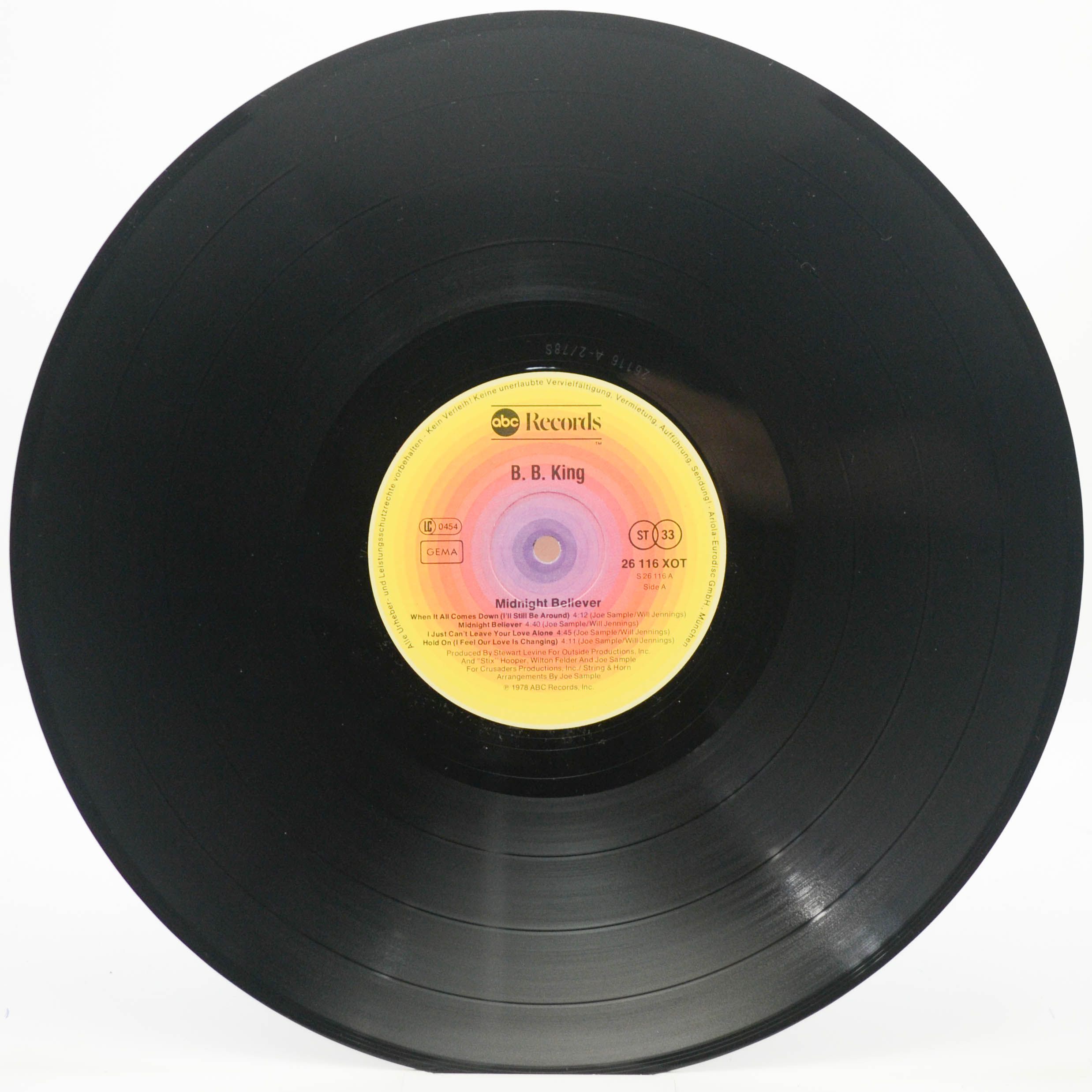 B.B. King — Midnight Believer, 1978