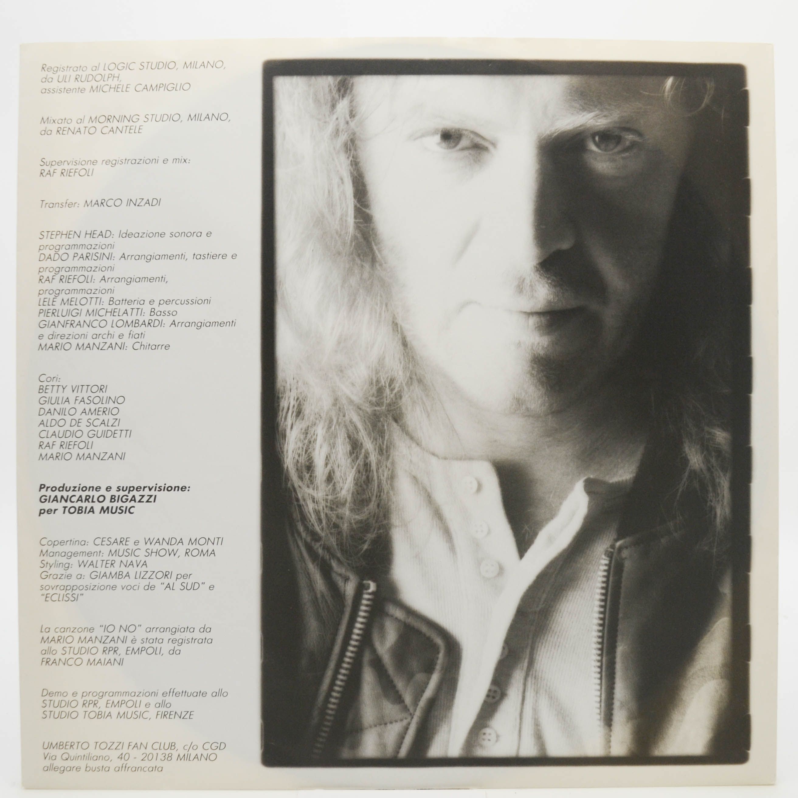 Виниловая пластинка Umberto Tozzi — Invisibile, 1987