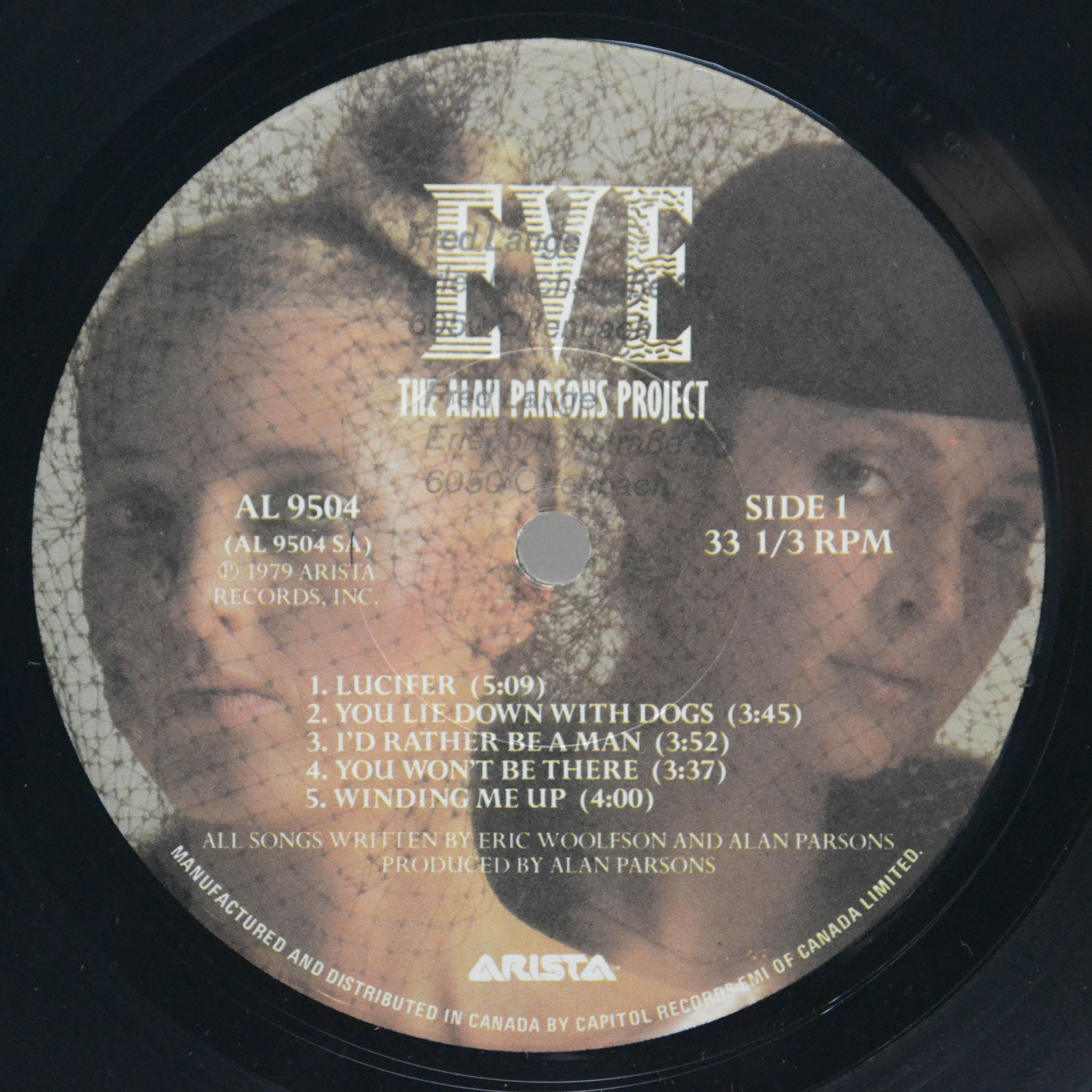 Виниловая пластинка Alan Parsons Project — Eve, 1979