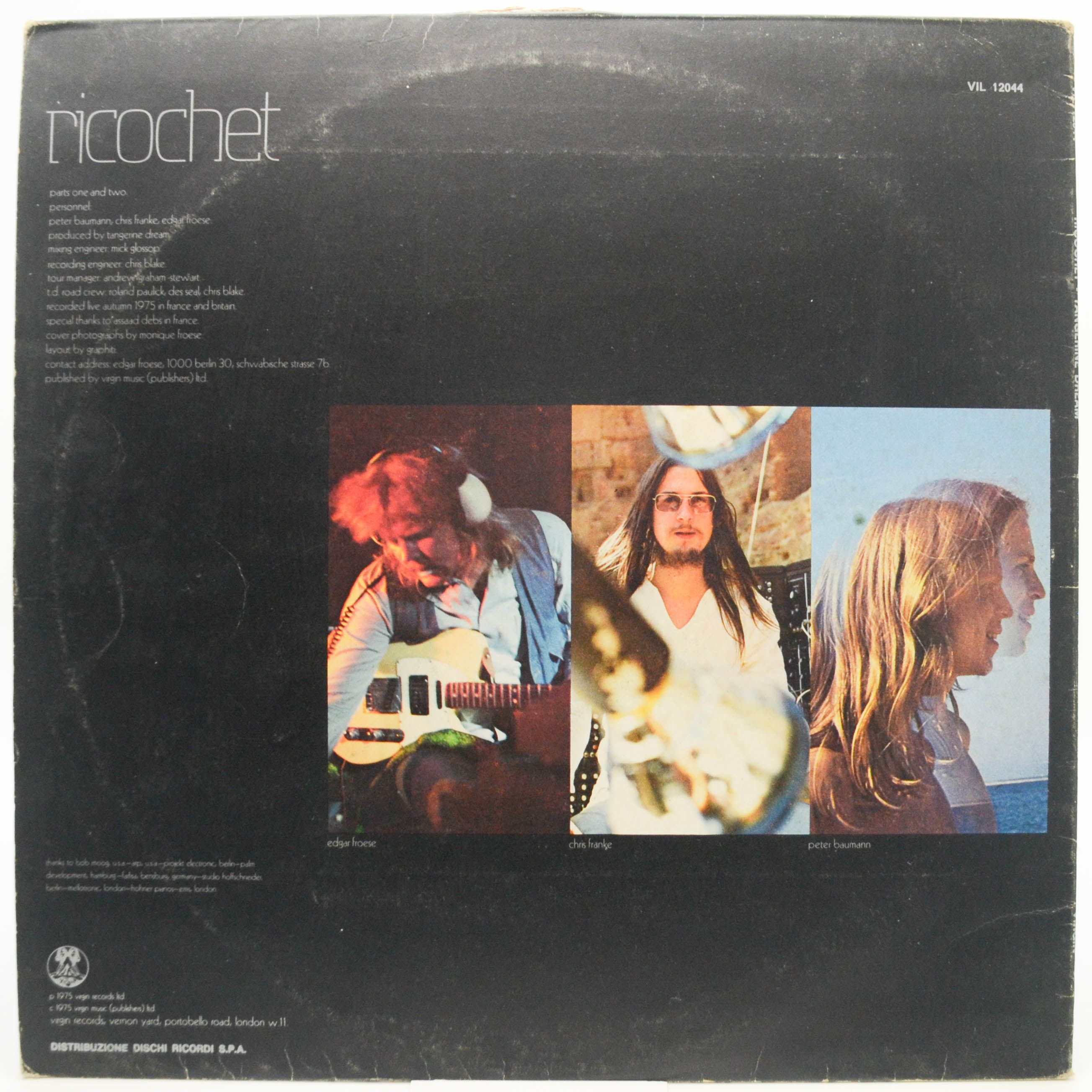 Tangerine Dream — Ricochet, 1975