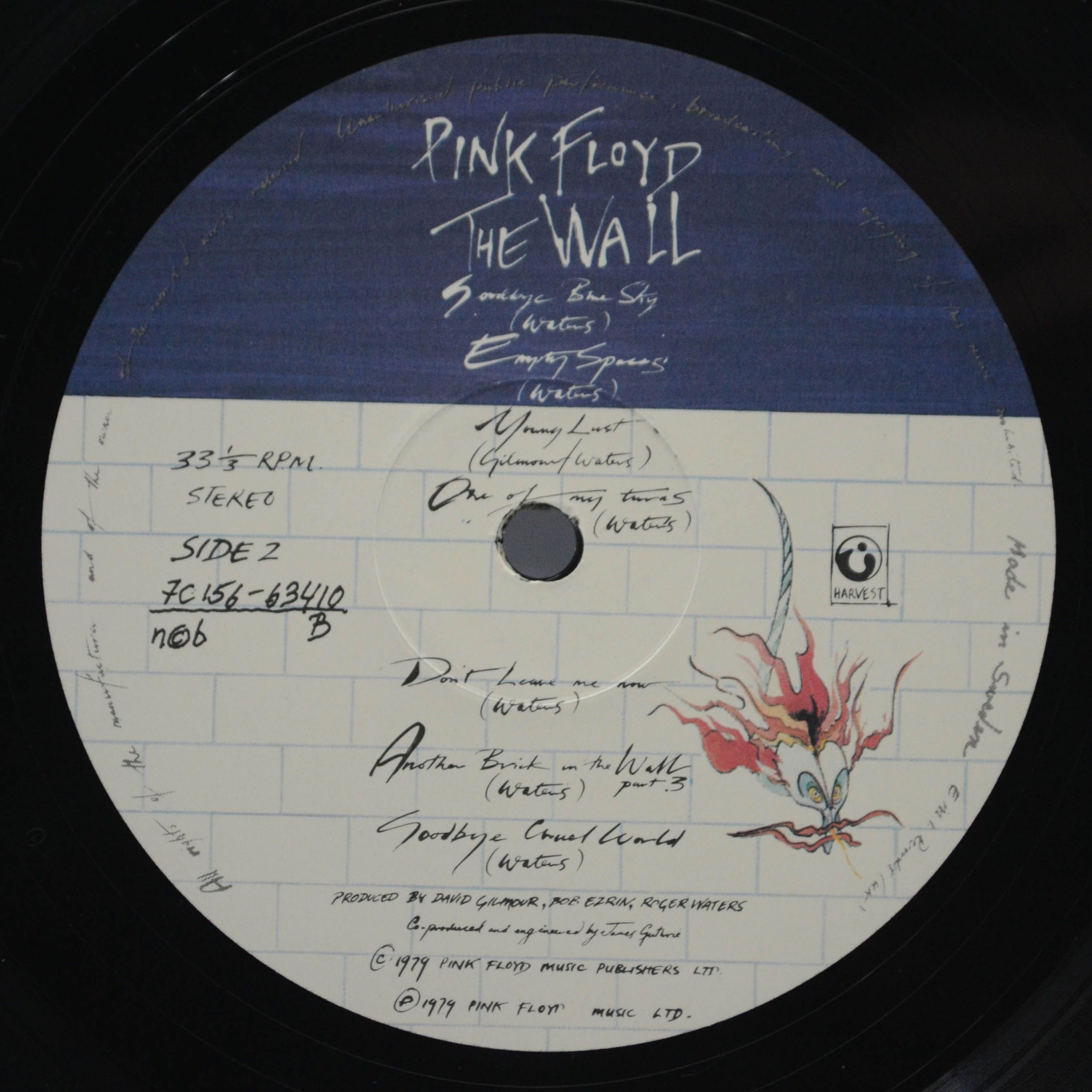 Виниловая пластинка Pink Floyd — The Wall (2LP), 1979