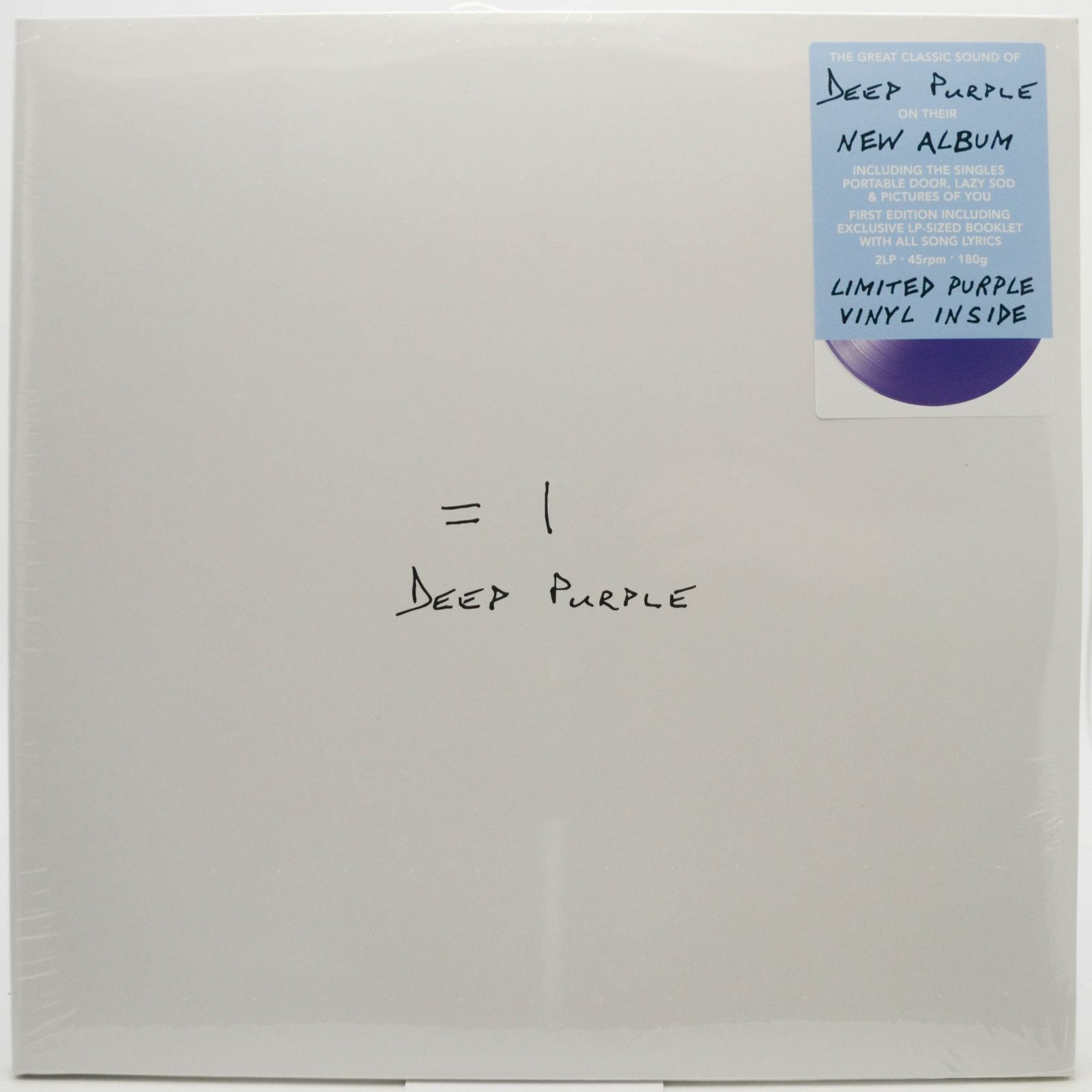Deep Purple — = 1 (2LP), 2024