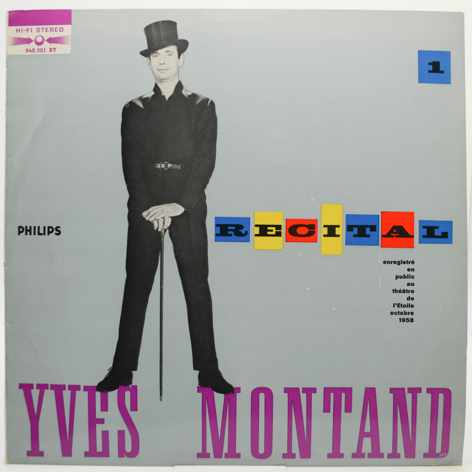 Yves Montand — Récital - 1, 1958