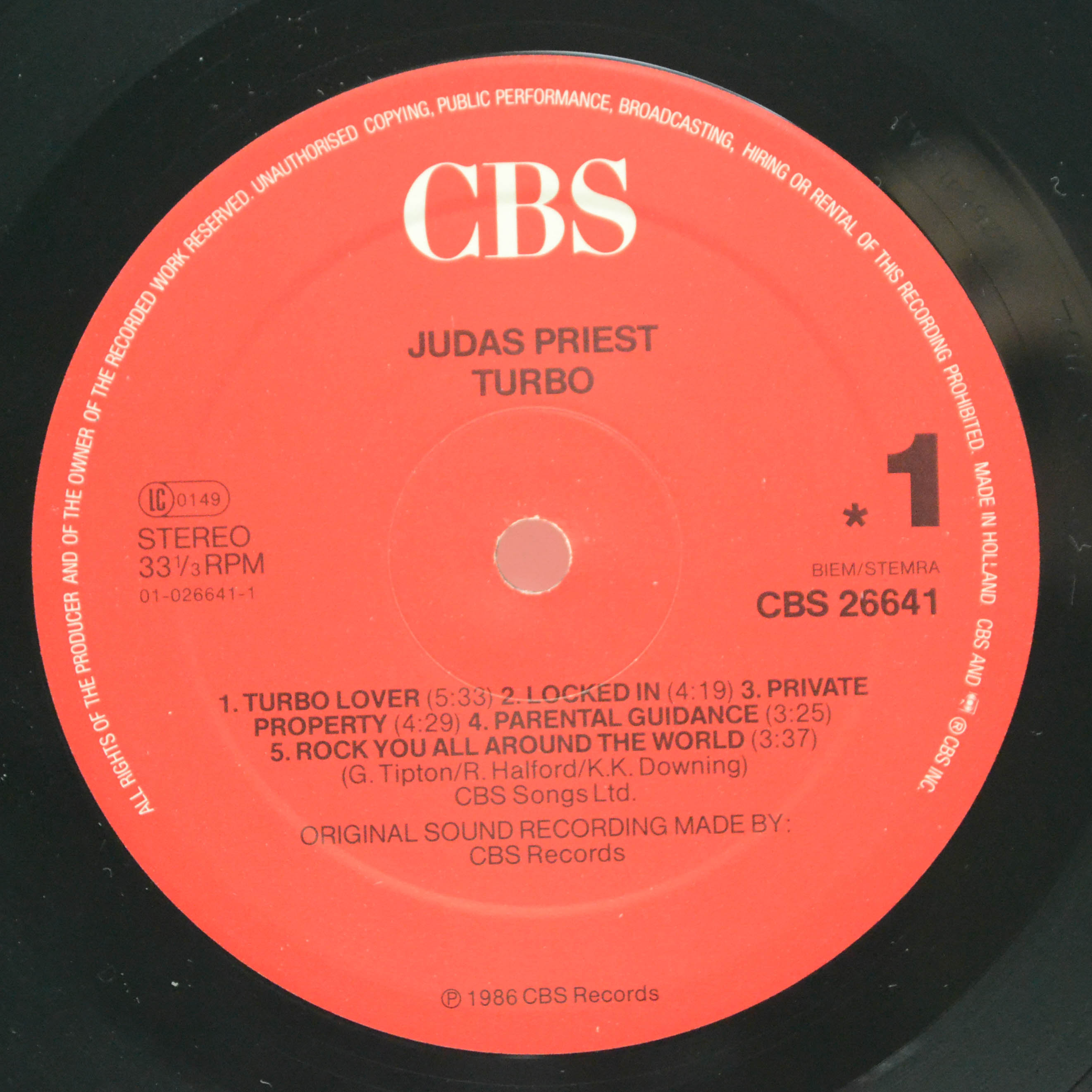 Виниловая пластинка Judas Priest — Turbo, 1986
