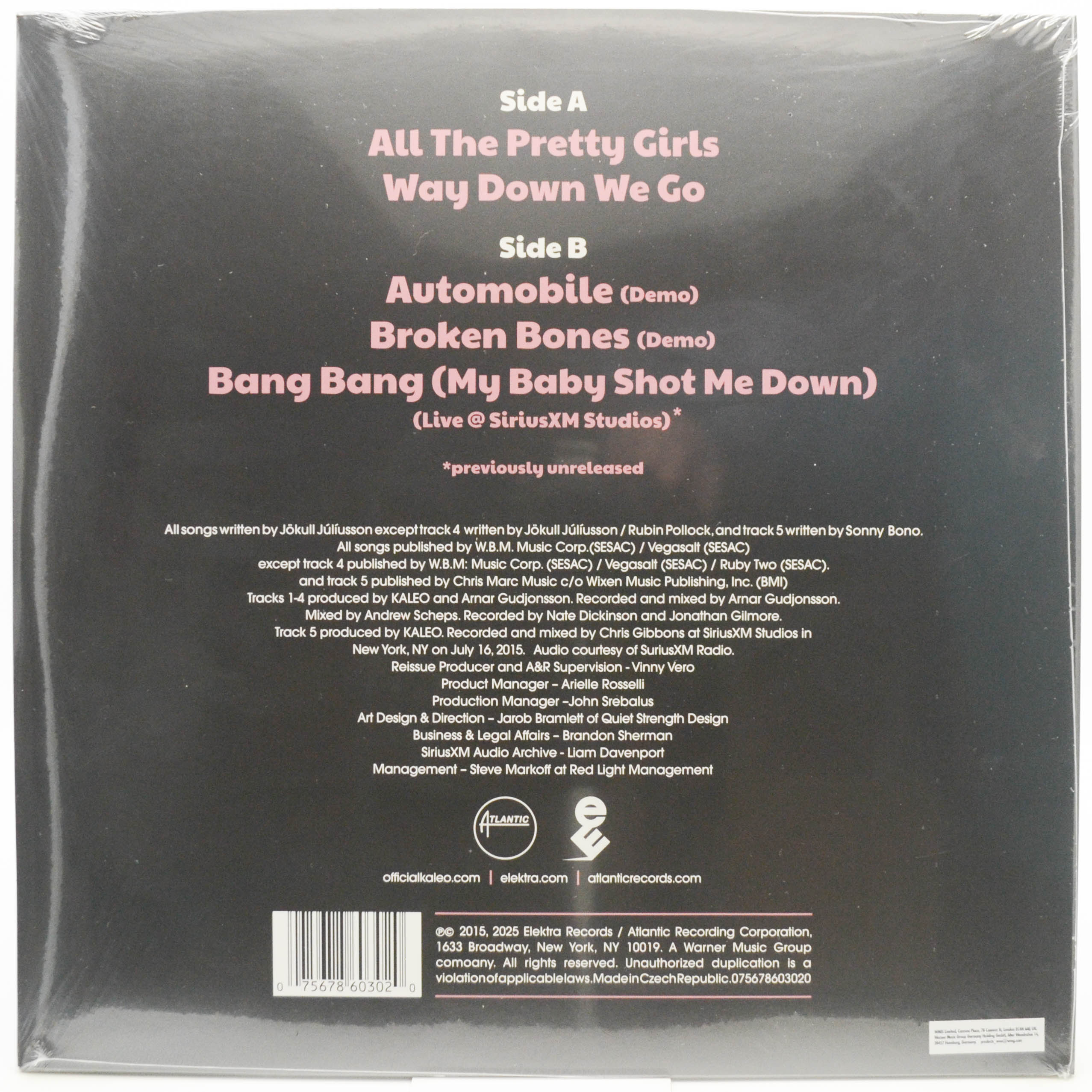 Виниловая пластинка Kaleo — All The Pretty Girls Ep, 2015