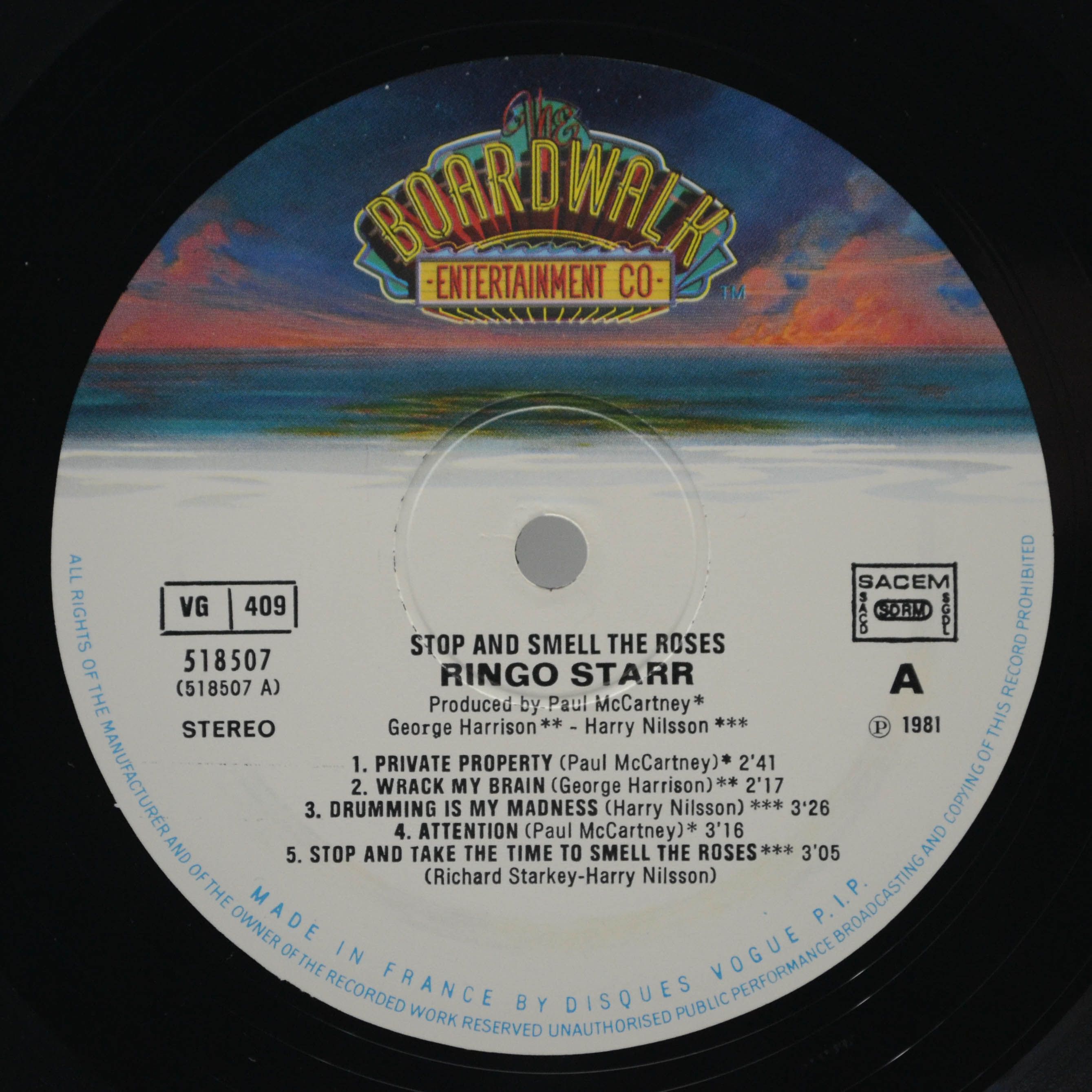 Ringo Starr — Stop And Smell The Roses, 1981