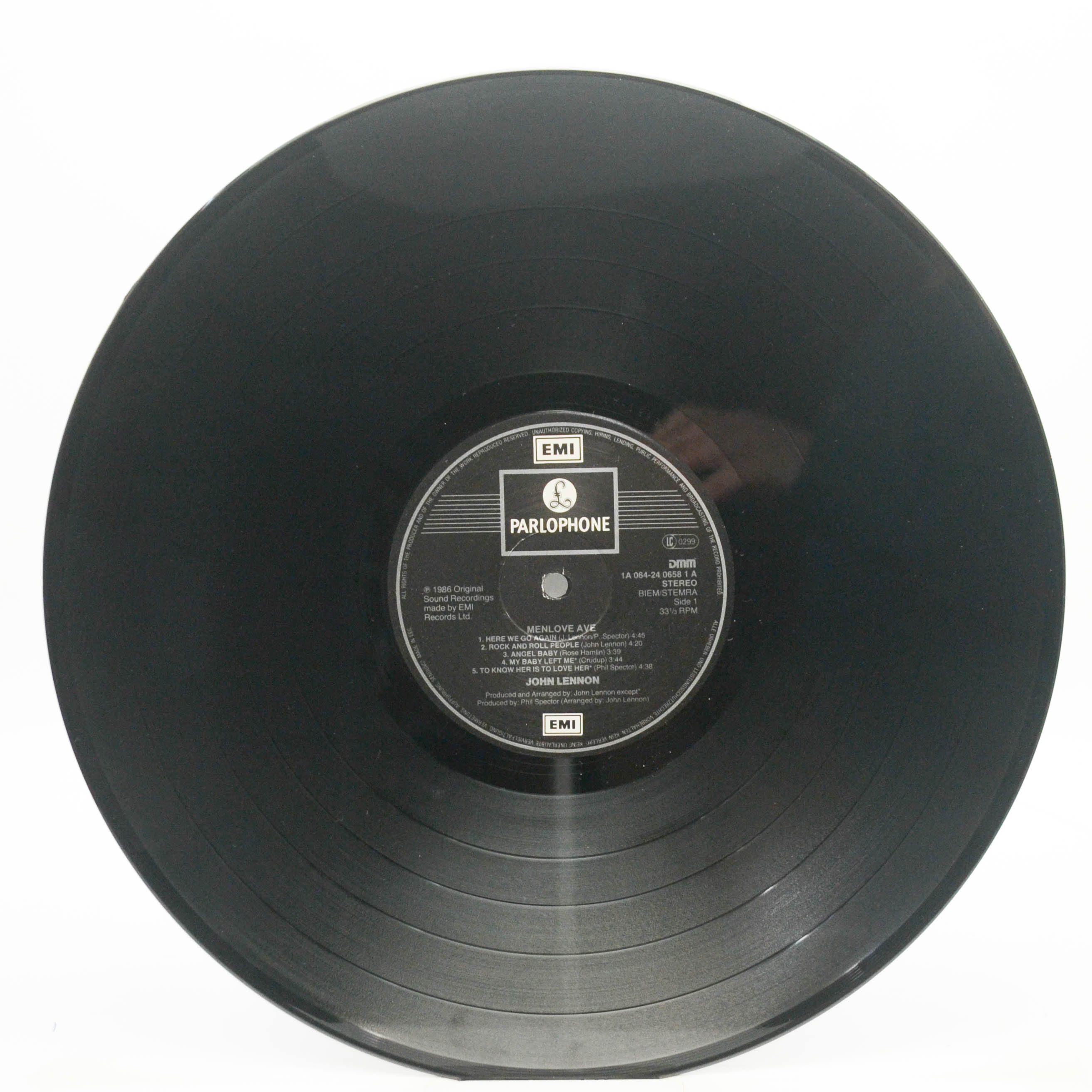 John Lennon — Menlove Ave, 1986