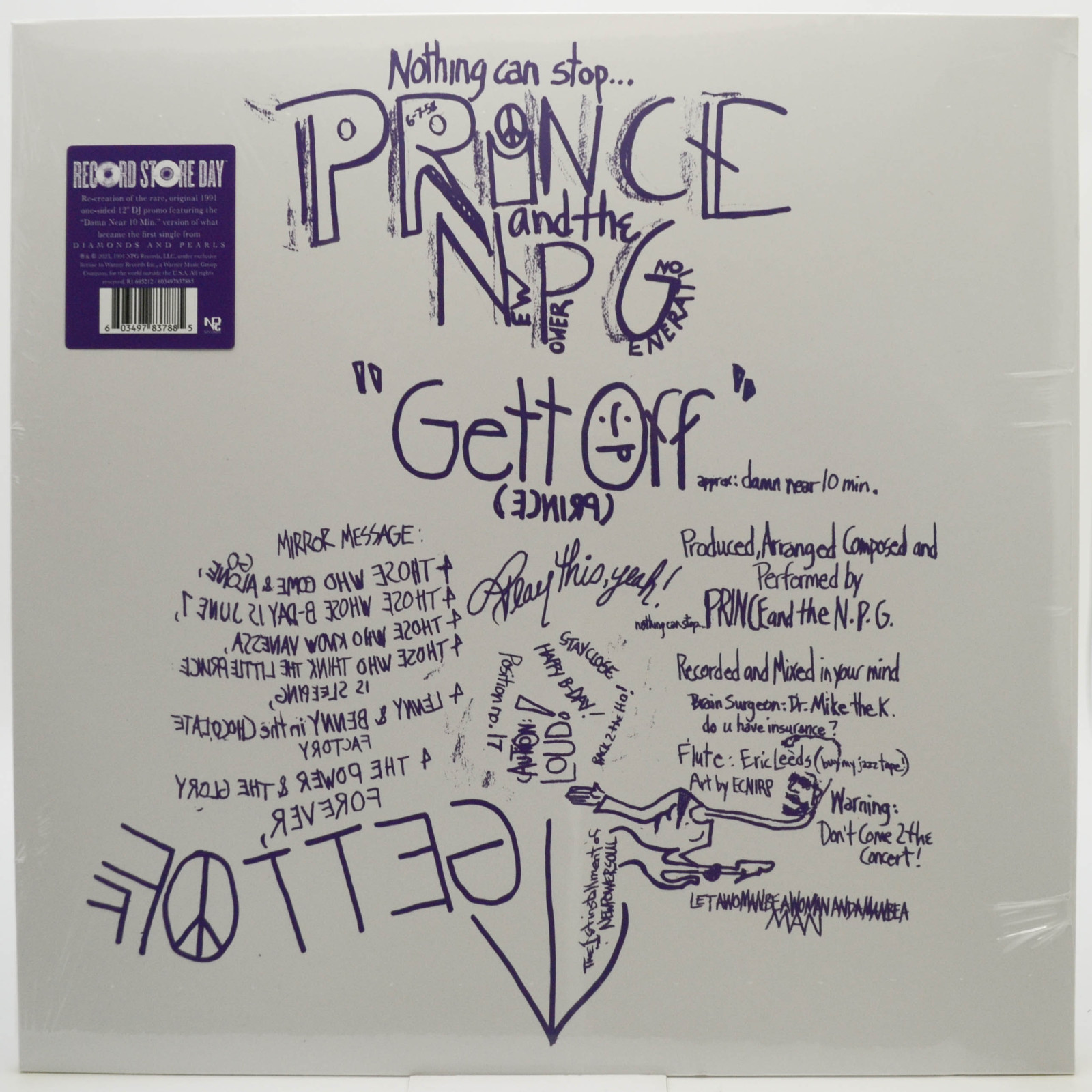 Виниловая пластинка Prince And The New Power Generation — Gett Off, 1991